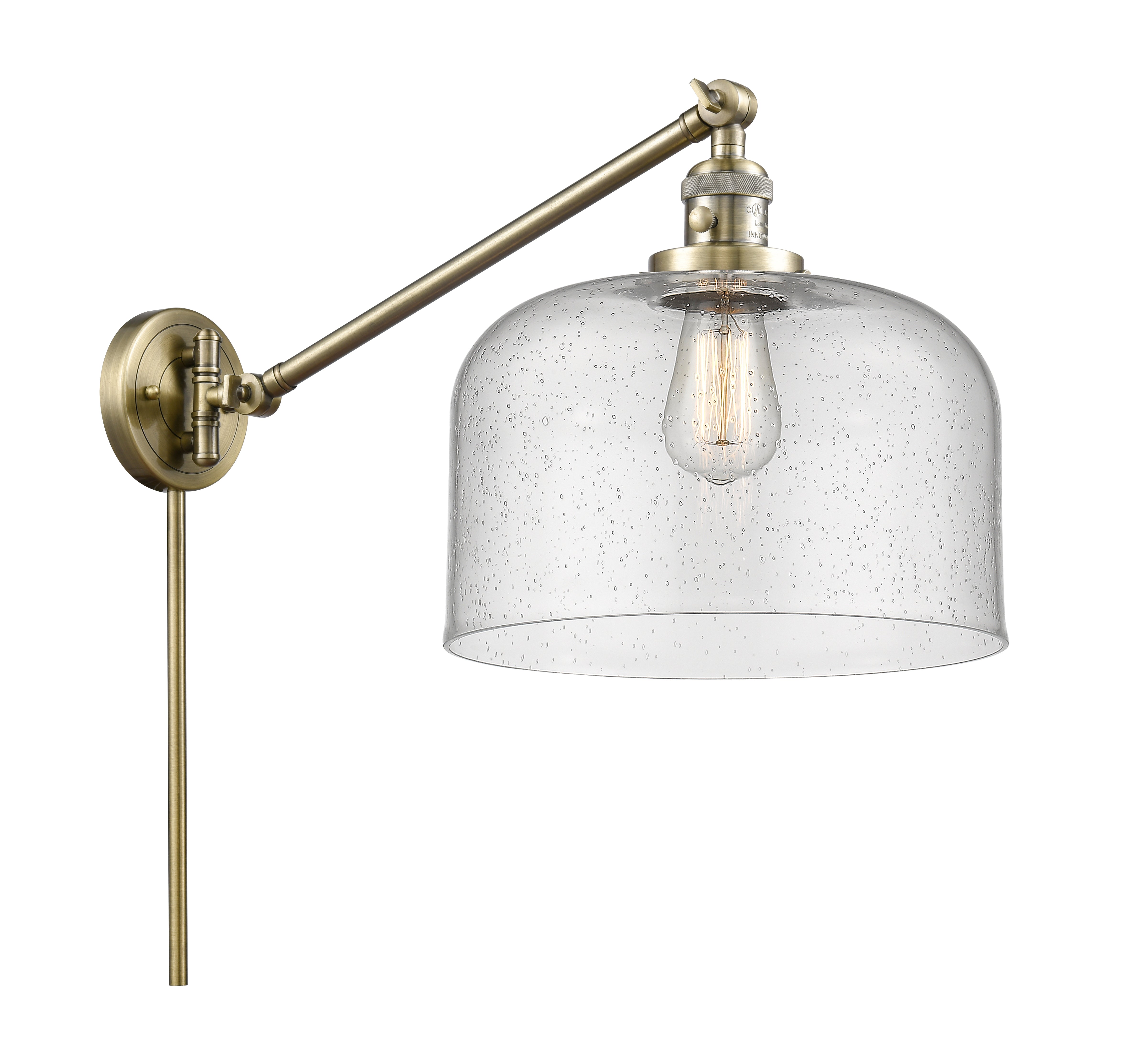 Franklin Restoration Swing Arm Cast Brass