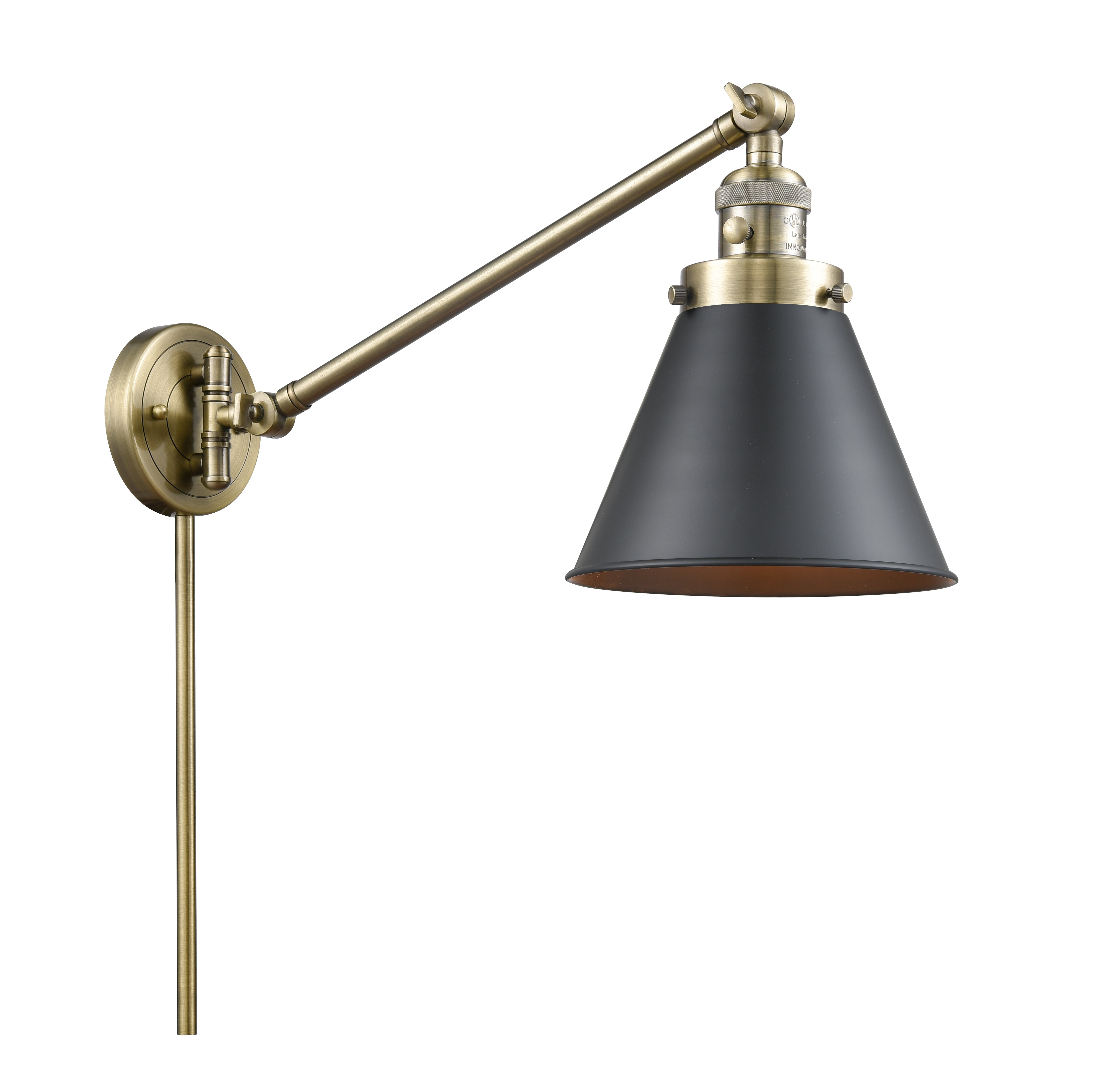 Franklin Restoration Swing Arm Cast Brass
