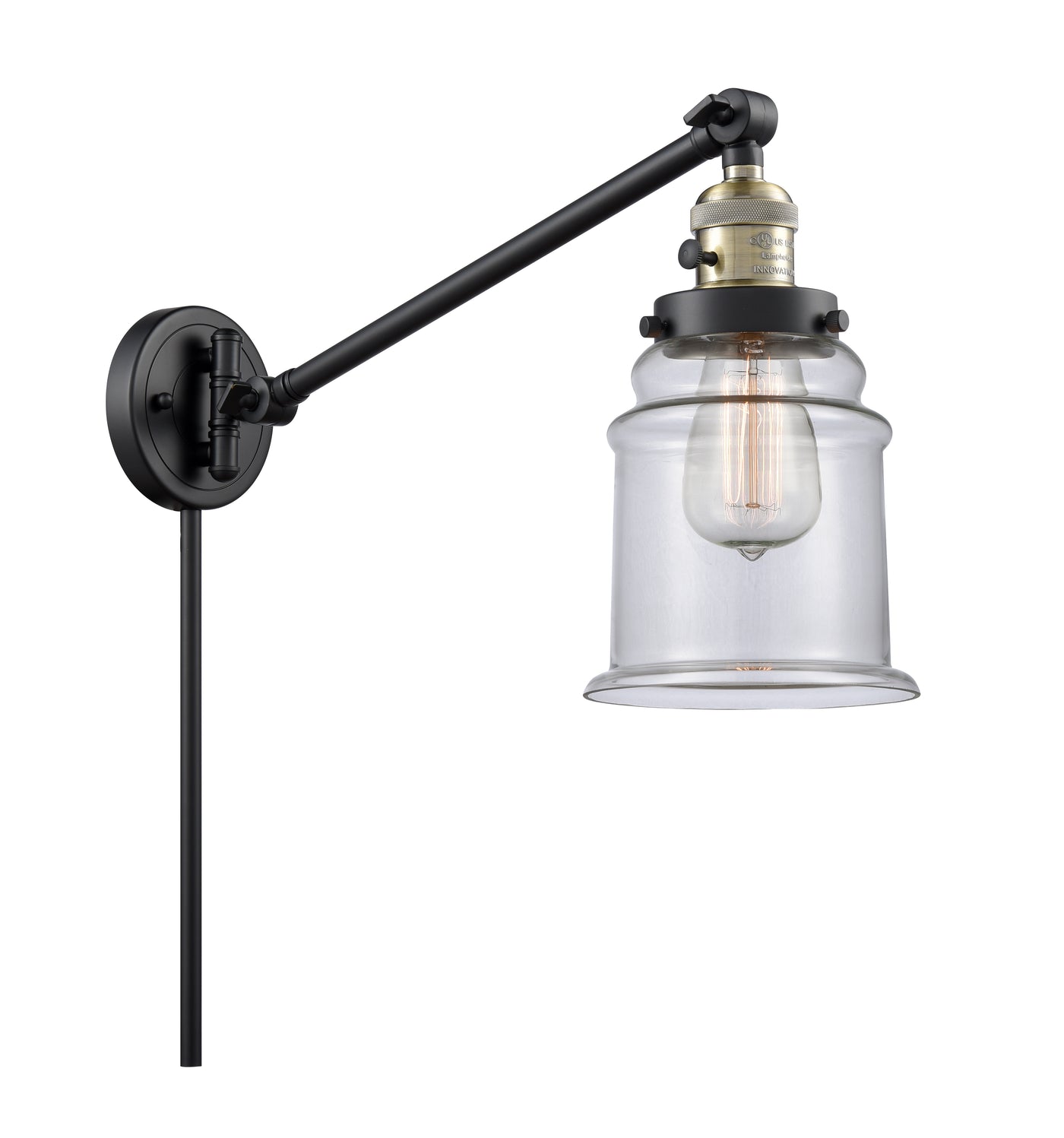 Franklin Restoration Swing Arm Cast Brass