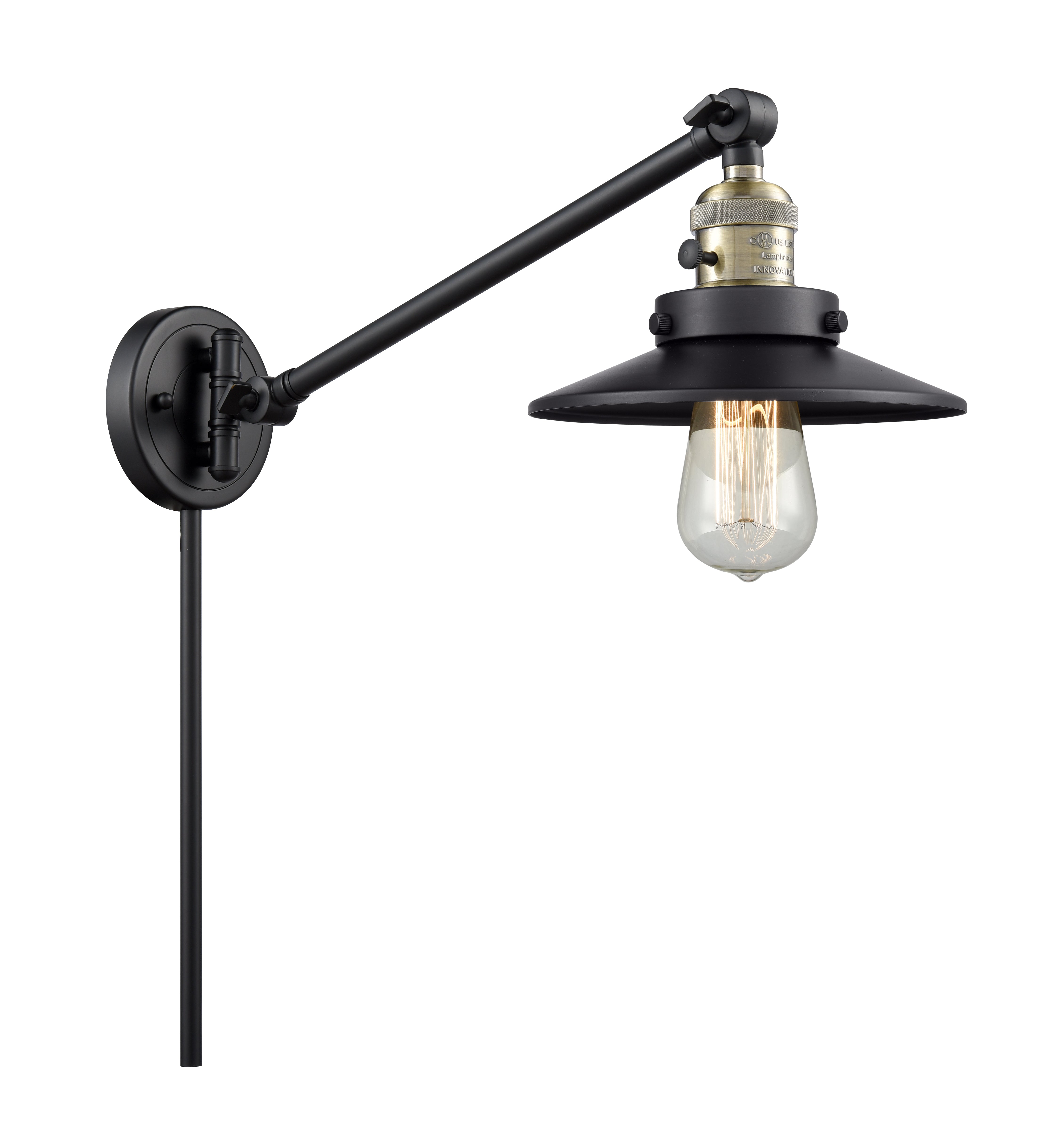 Franklin Restoration Swing Arm Cast Brass