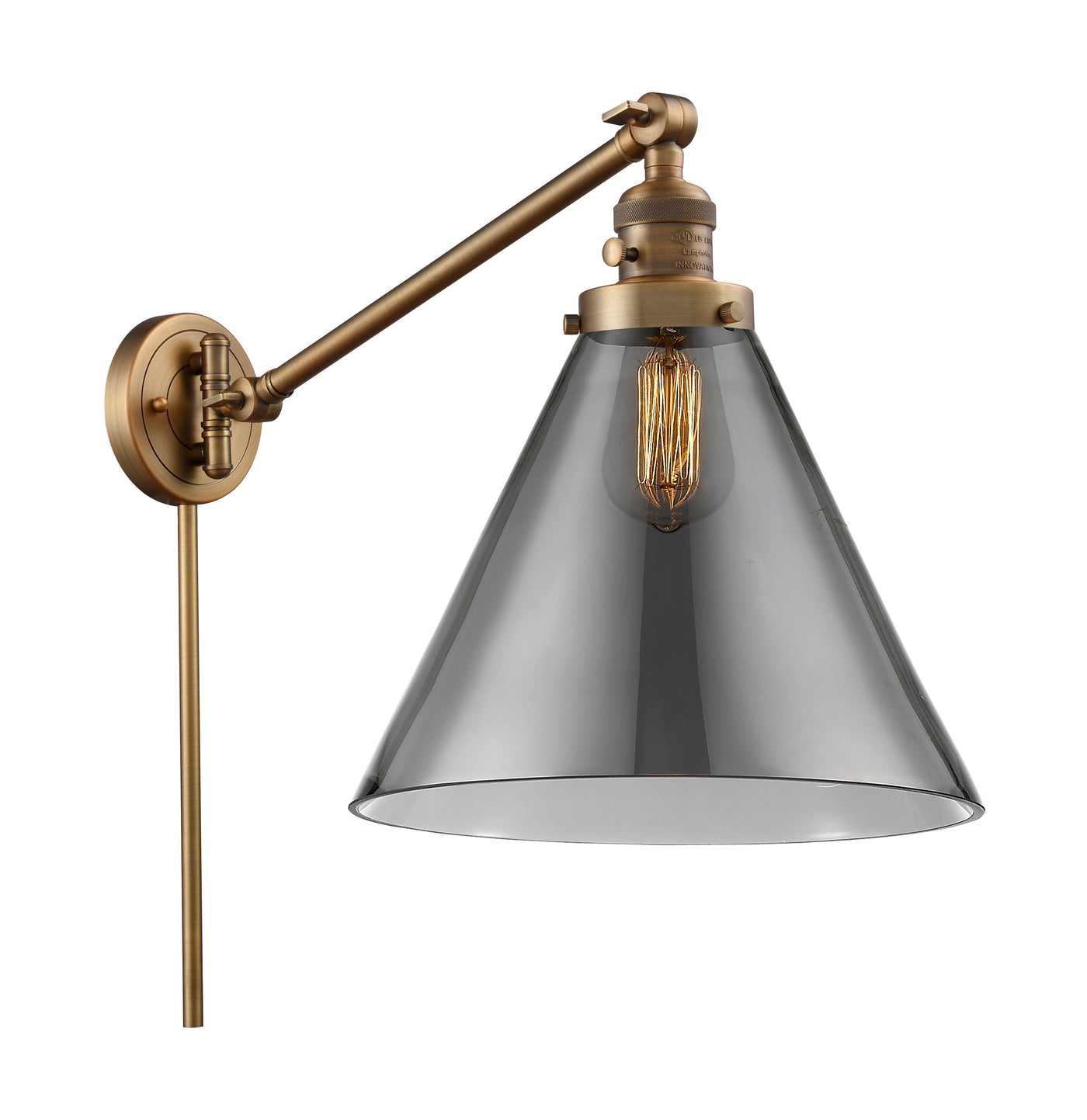 Franklin Restoration Swing Arm Cast Brass