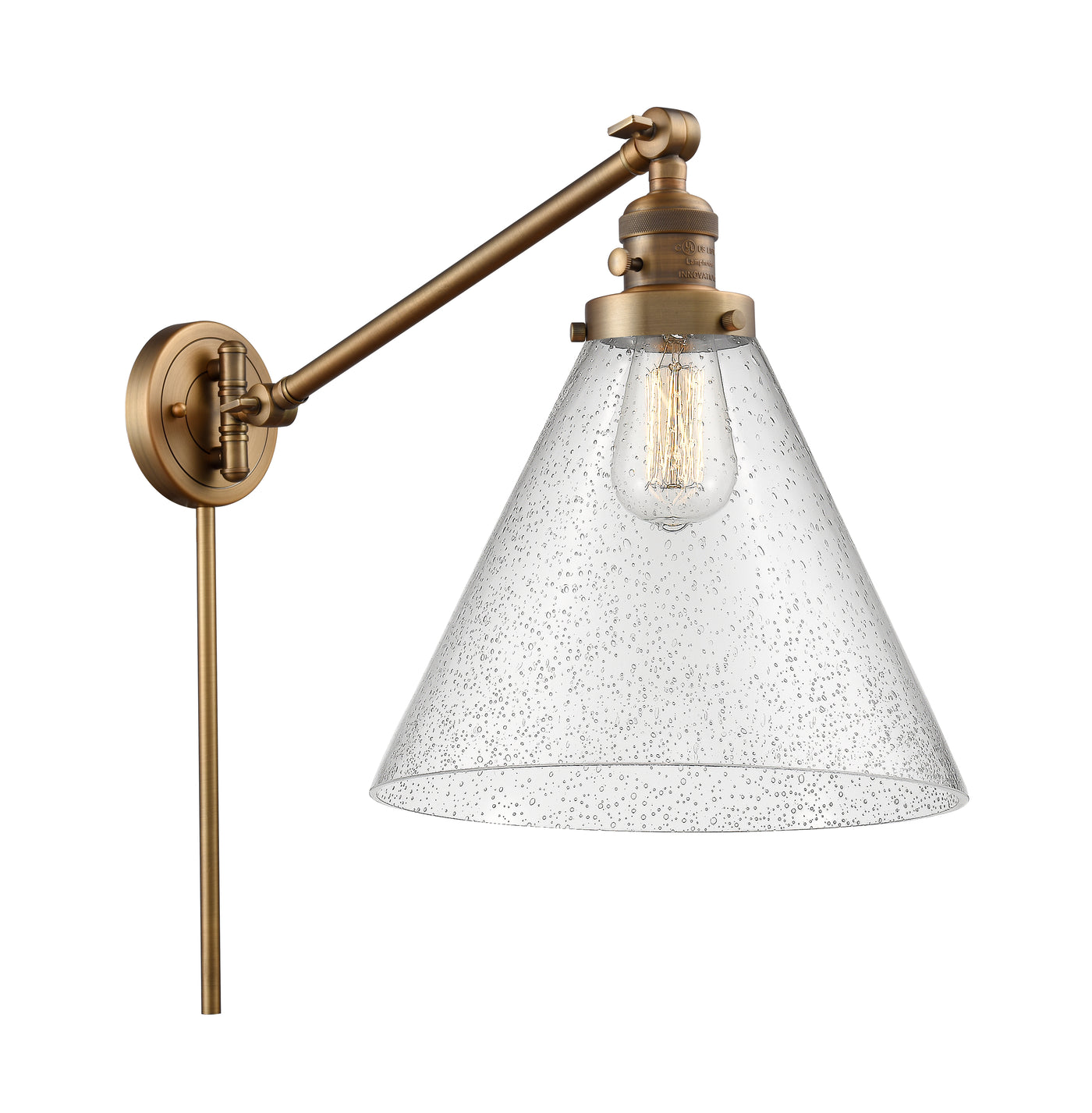 Franklin Restoration Swing Arm Cast Brass