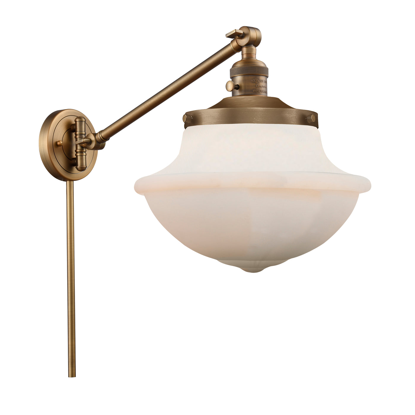 Franklin Restoration Swing Arm Cast Brass