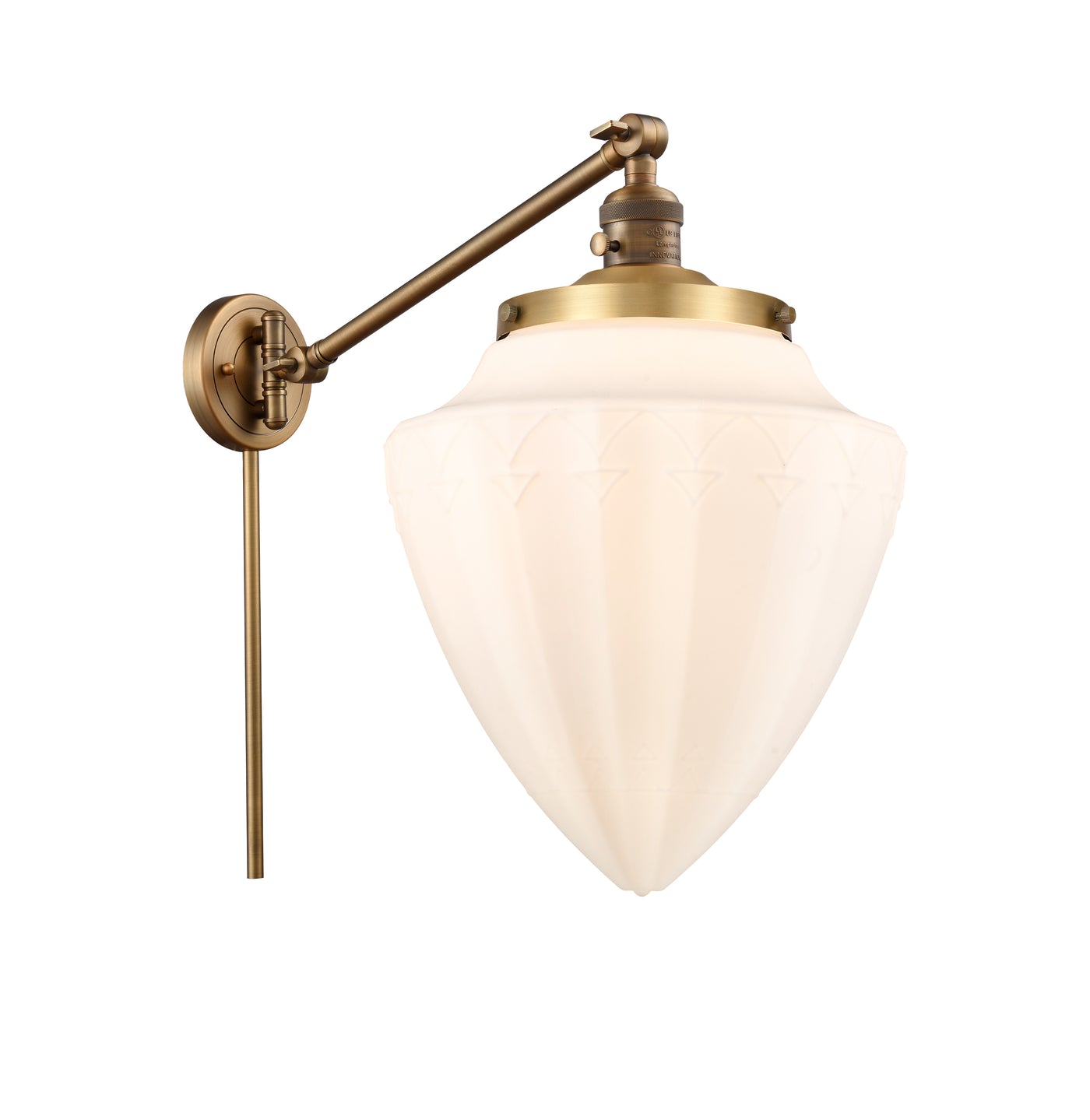 Franklin Restoration Swing Arm Cast Brass
