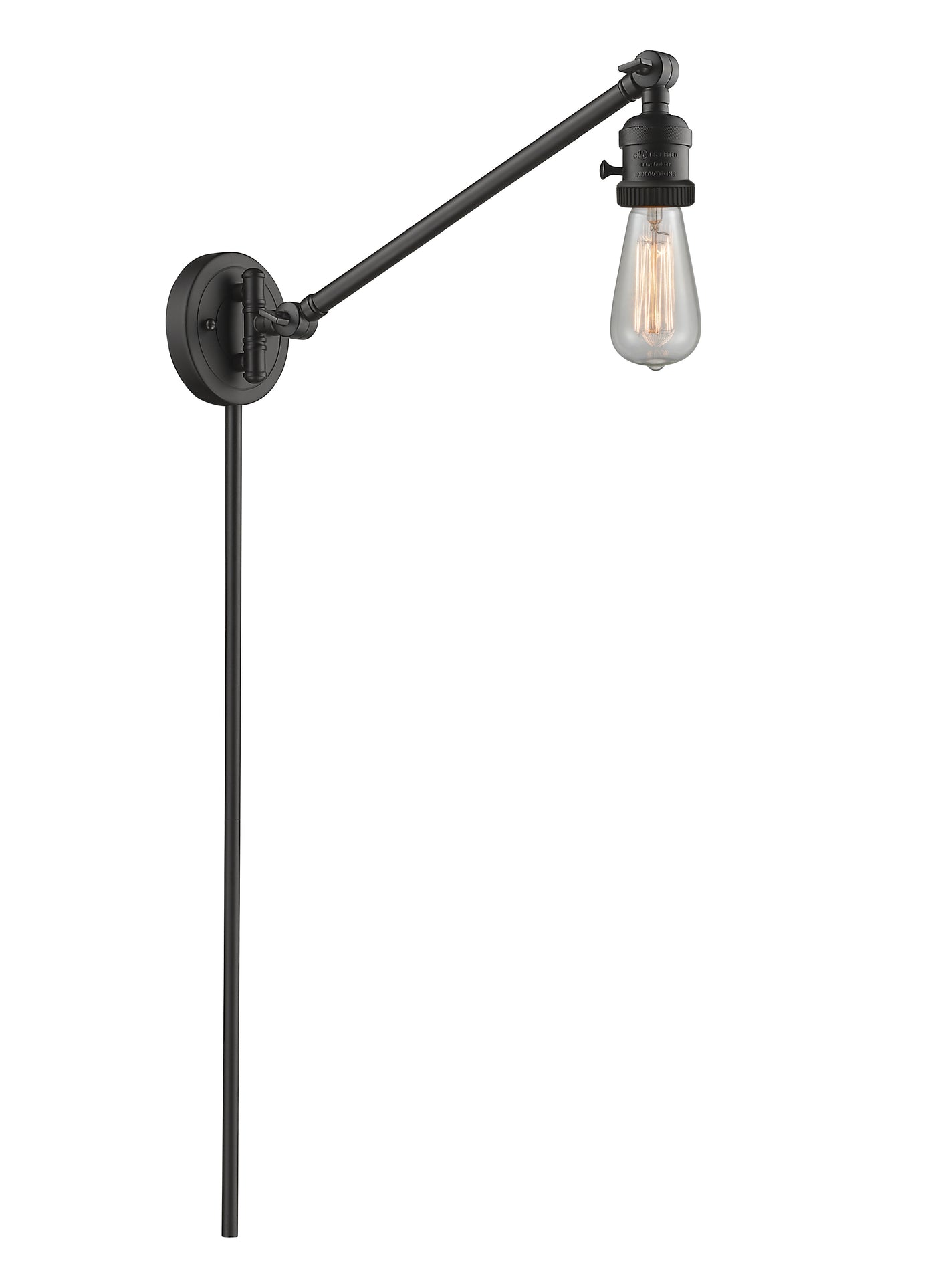 Franklin Restoration Brass Bare Bulb Light