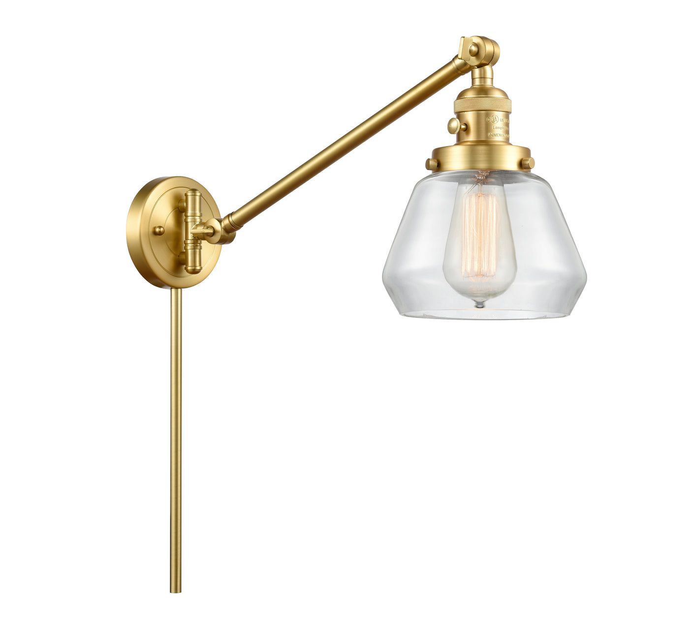 Franklin Restoration Swing Arm Cast Brass