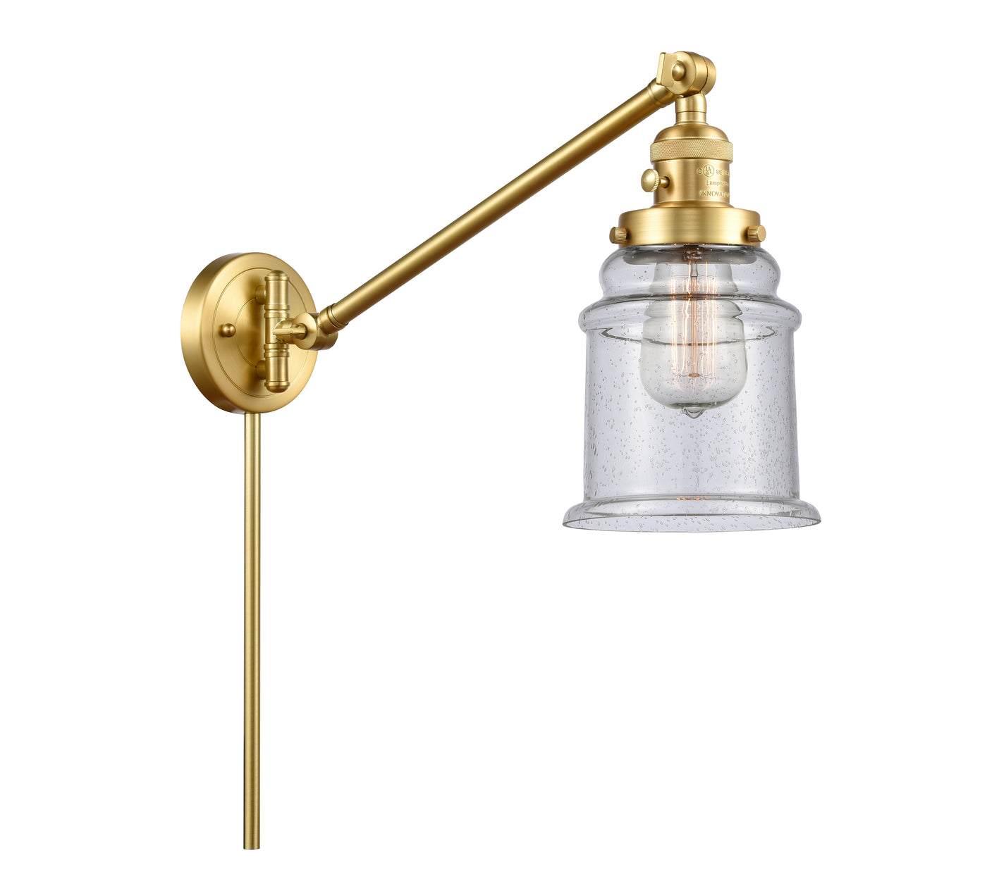 Franklin Restoration Swing Arm Cast Brass