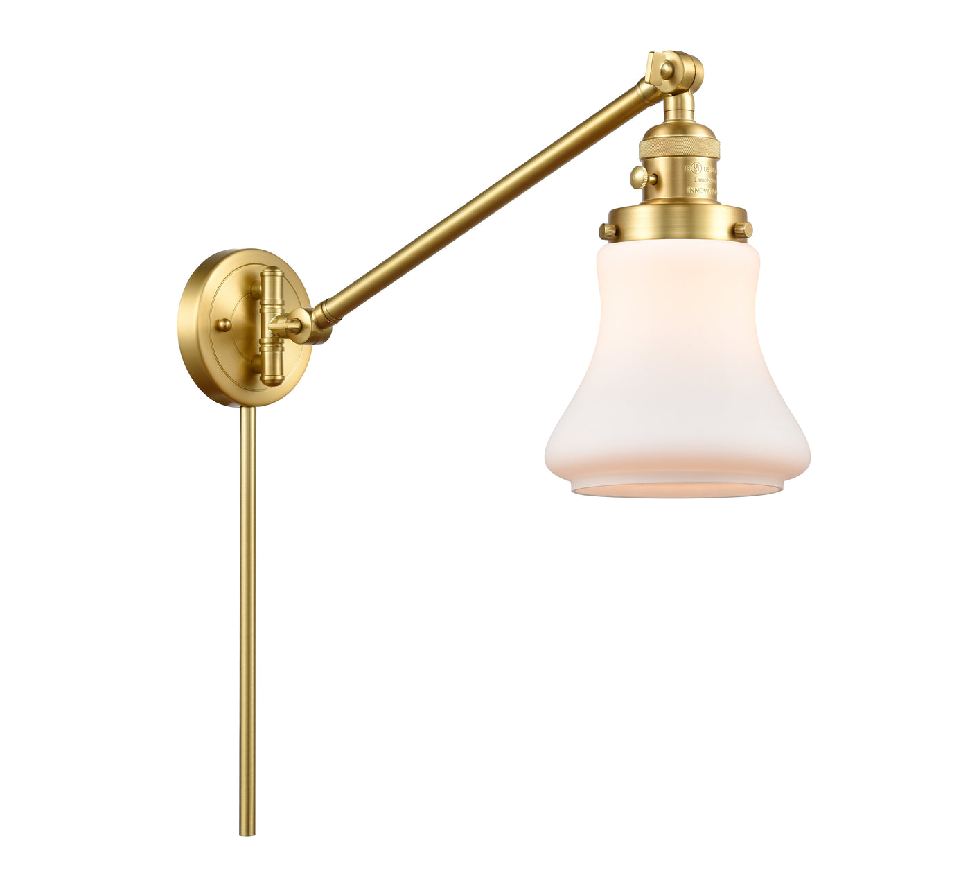Franklin Restoration Swing Arm Cast Brass