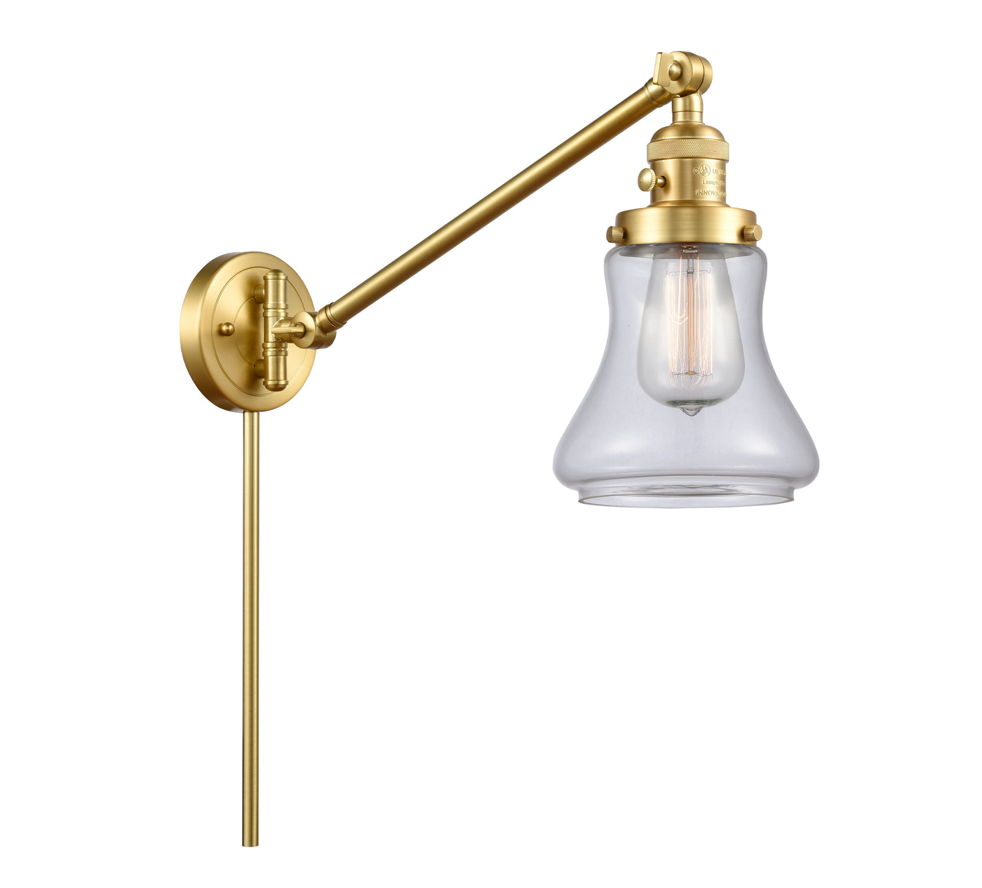 Franklin Restoration Swing Arm Cast Brass