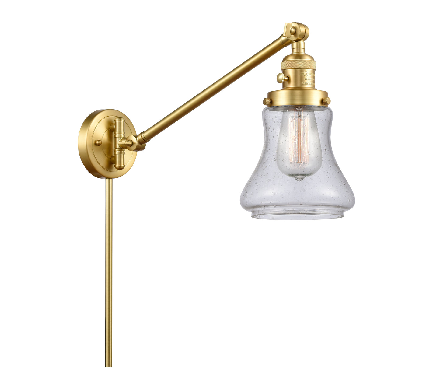 Franklin Restoration Swing Arm Cast Brass