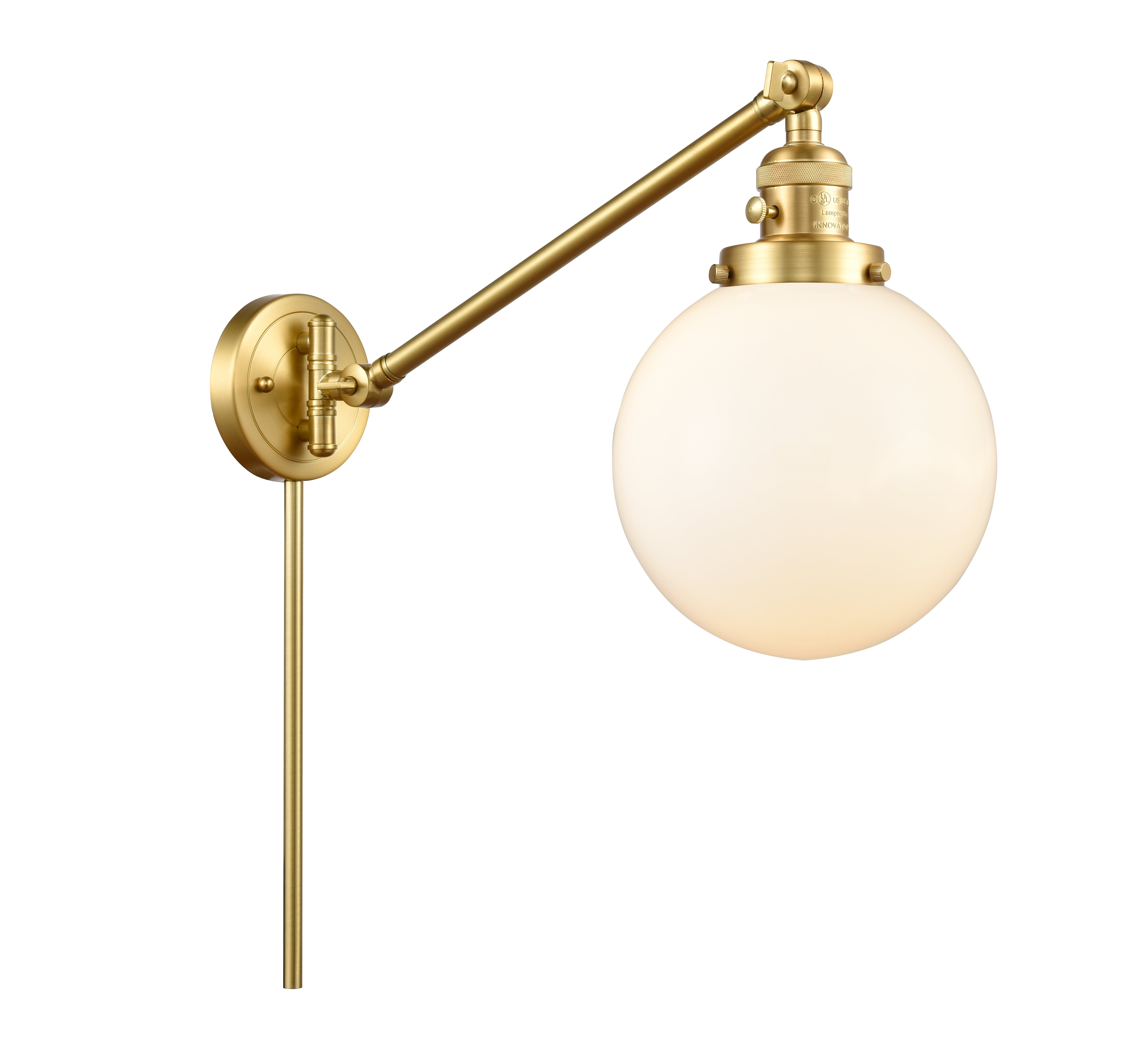 Franklin Restoration Swing Arm Cast Brass