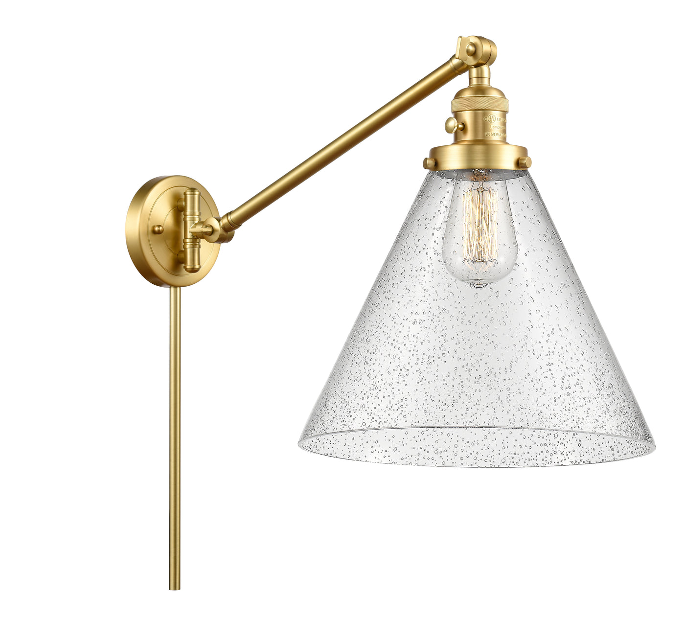 Franklin Restoration Swing Arm Cast Brass