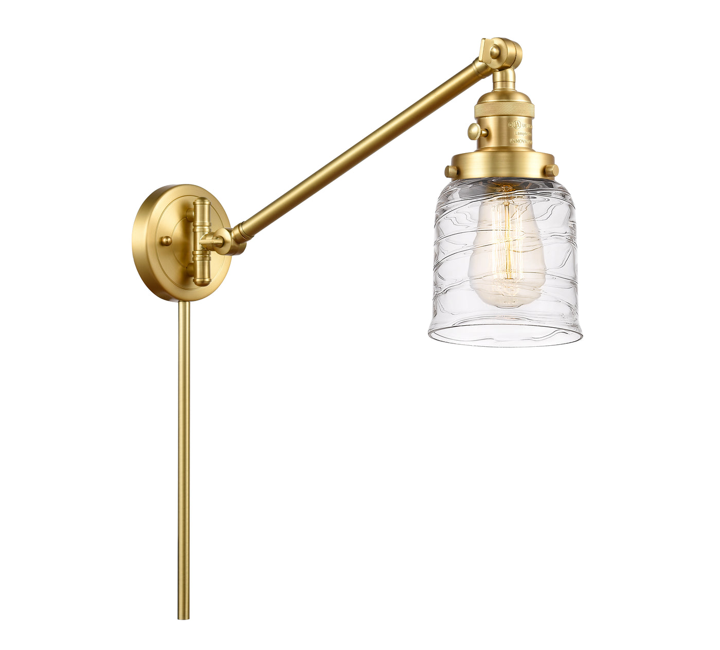 Franklin Restoration Swing Arm Brass Steel