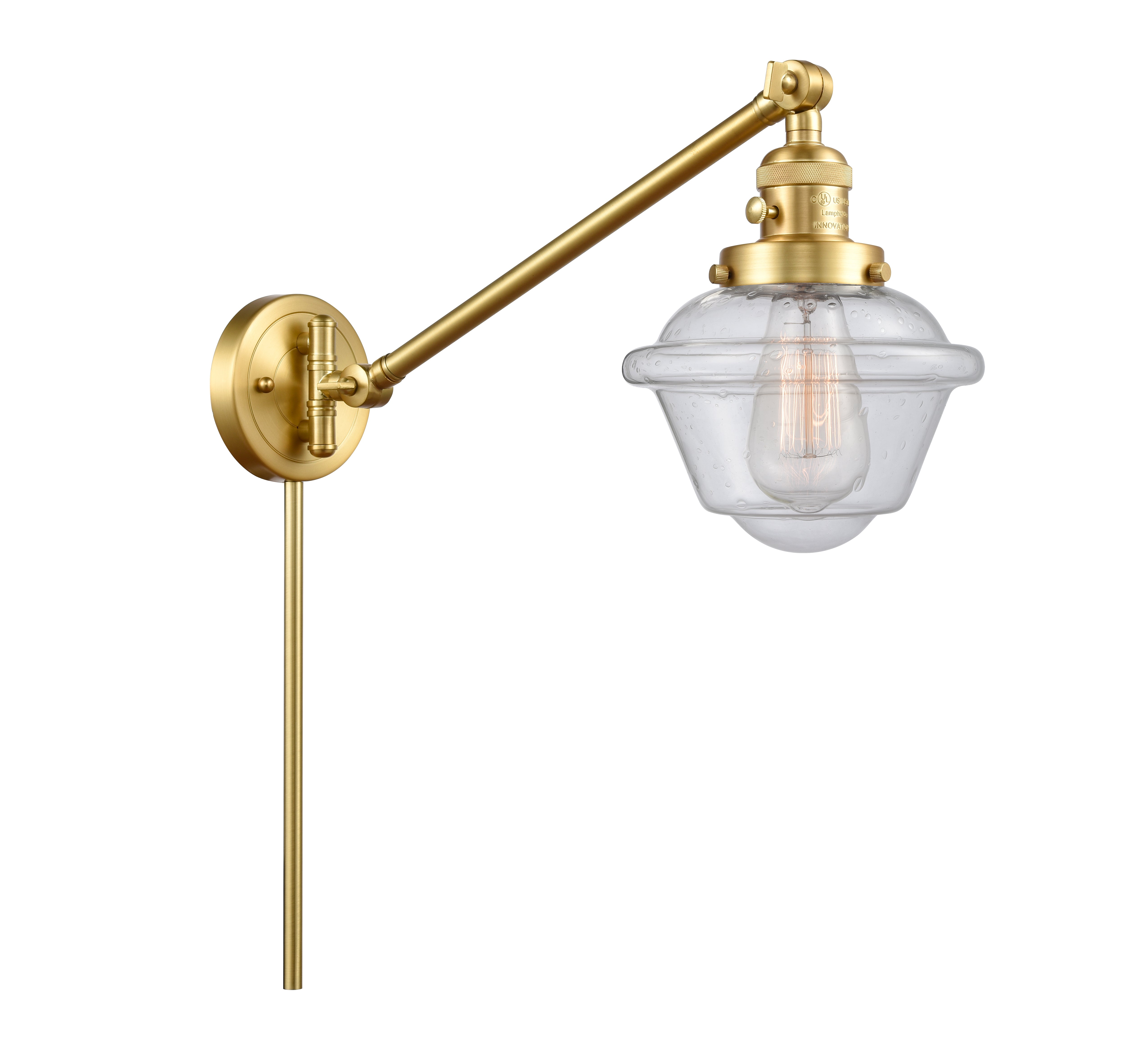 Franklin Restoration Swing Arm Cast Brass