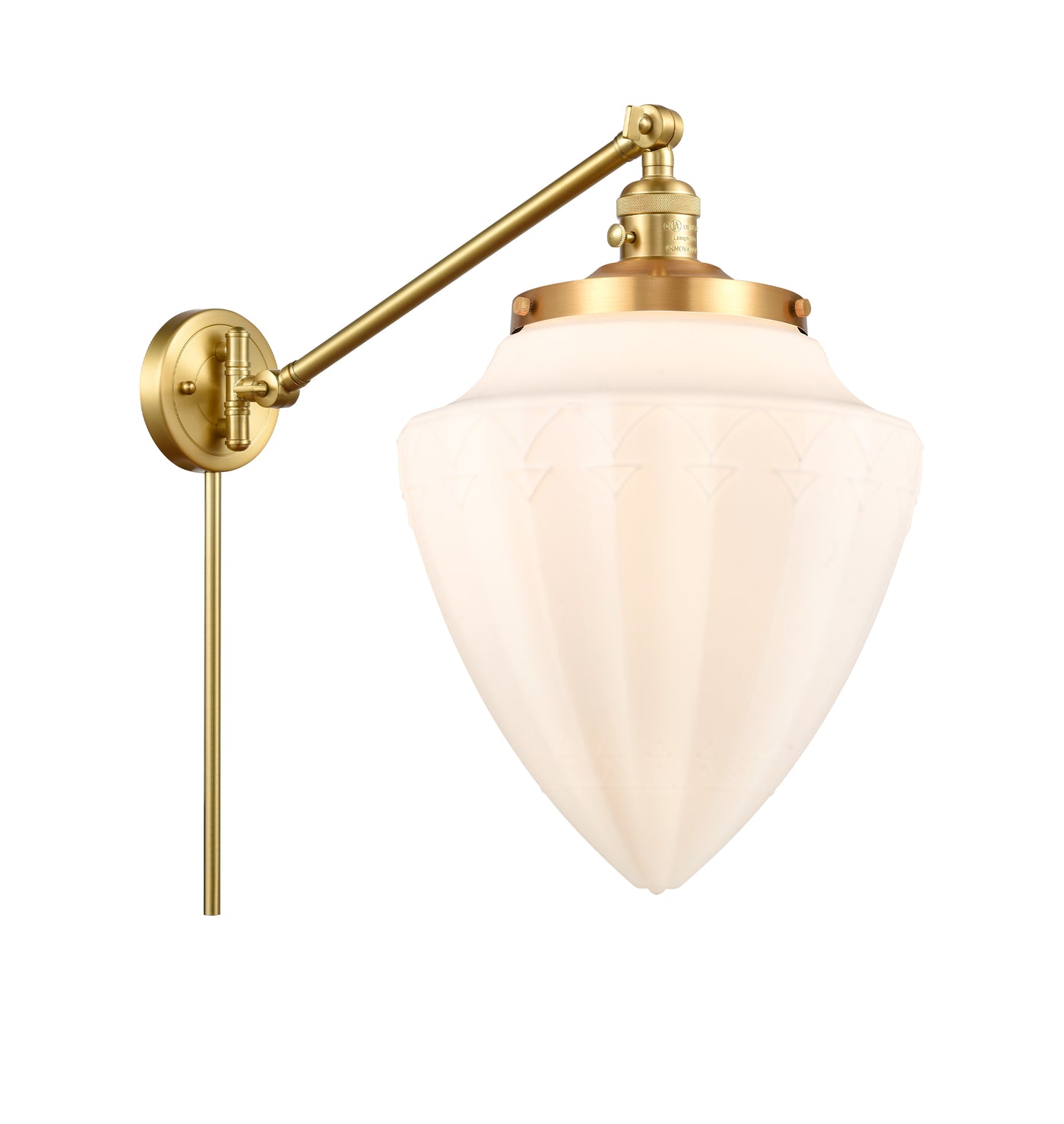 Franklin Restoration Swing Arm Cast Brass