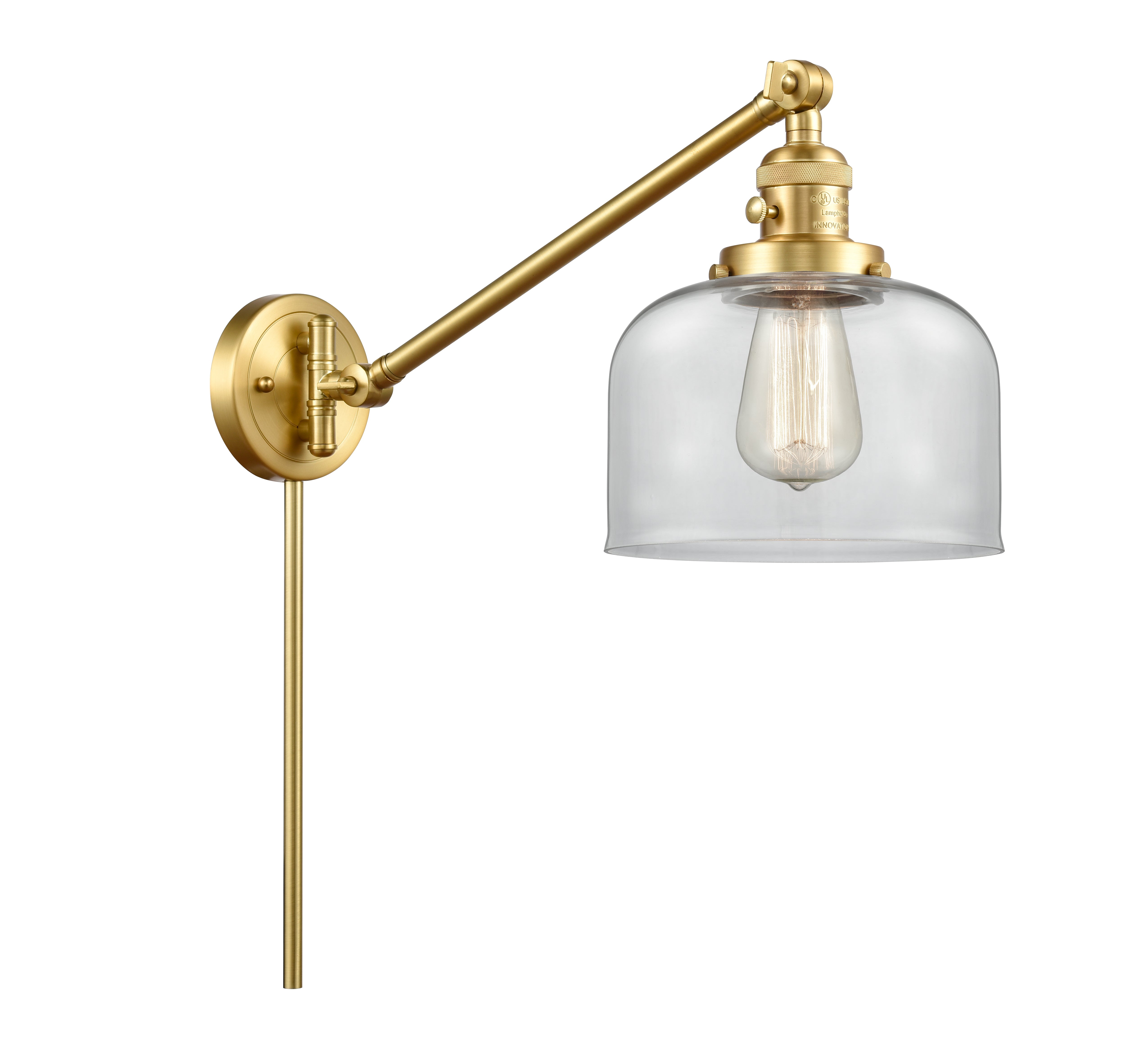 Franklin Restoration Swing Arm Cast Brass