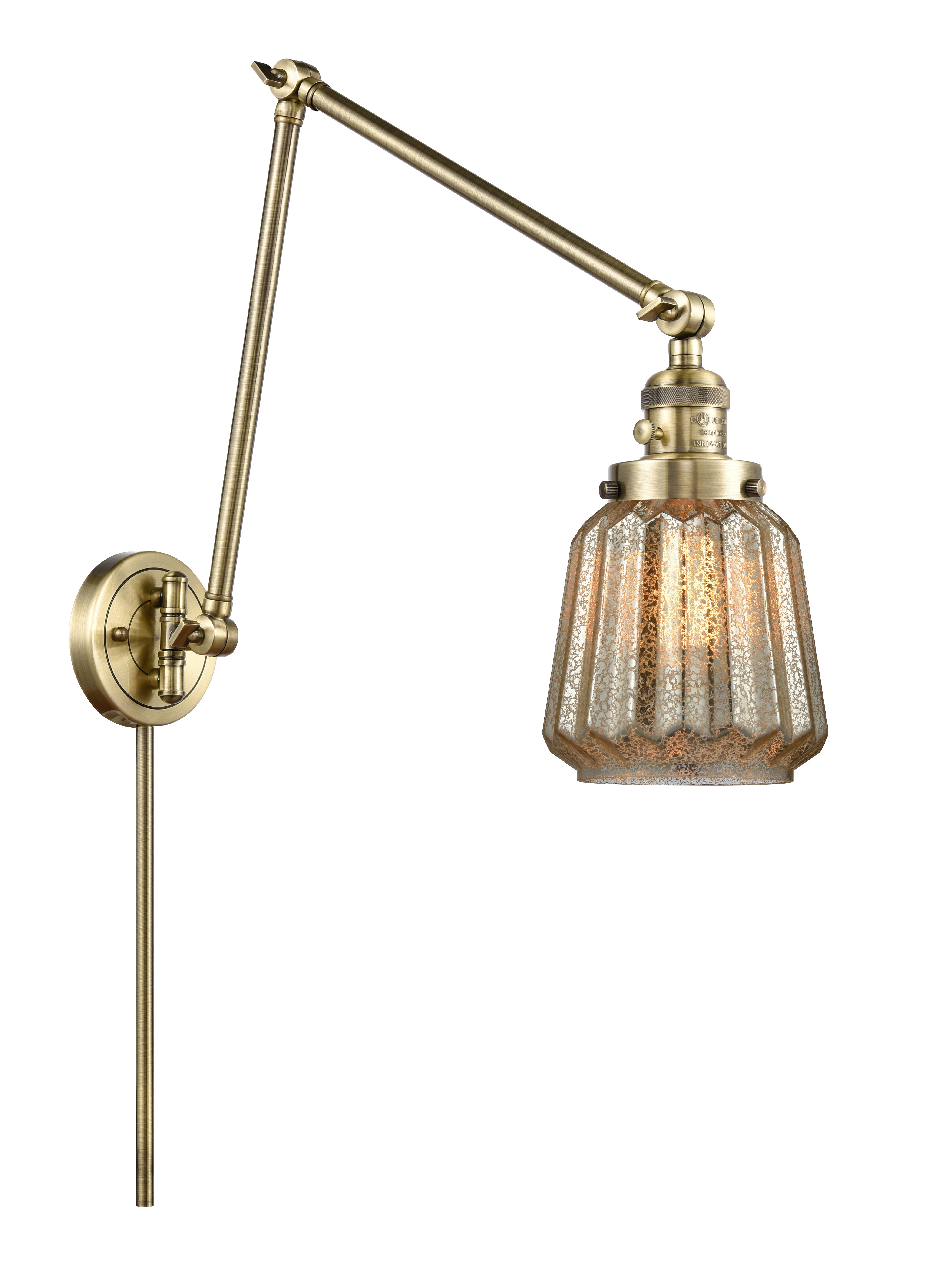 Franklin Restoration Swing Arm Cast Brass