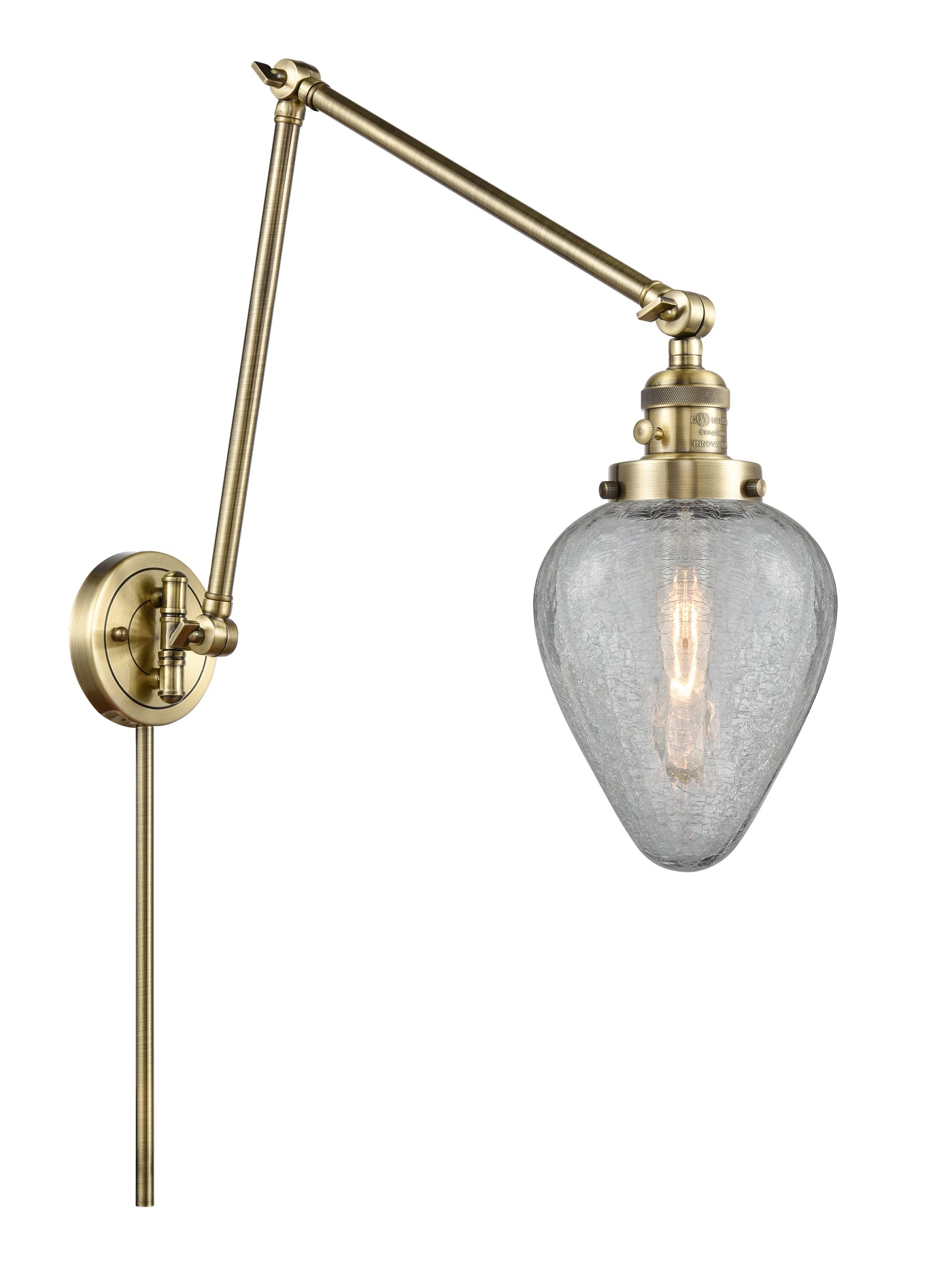 Franklin Restoration Swing Arm Cast Brass