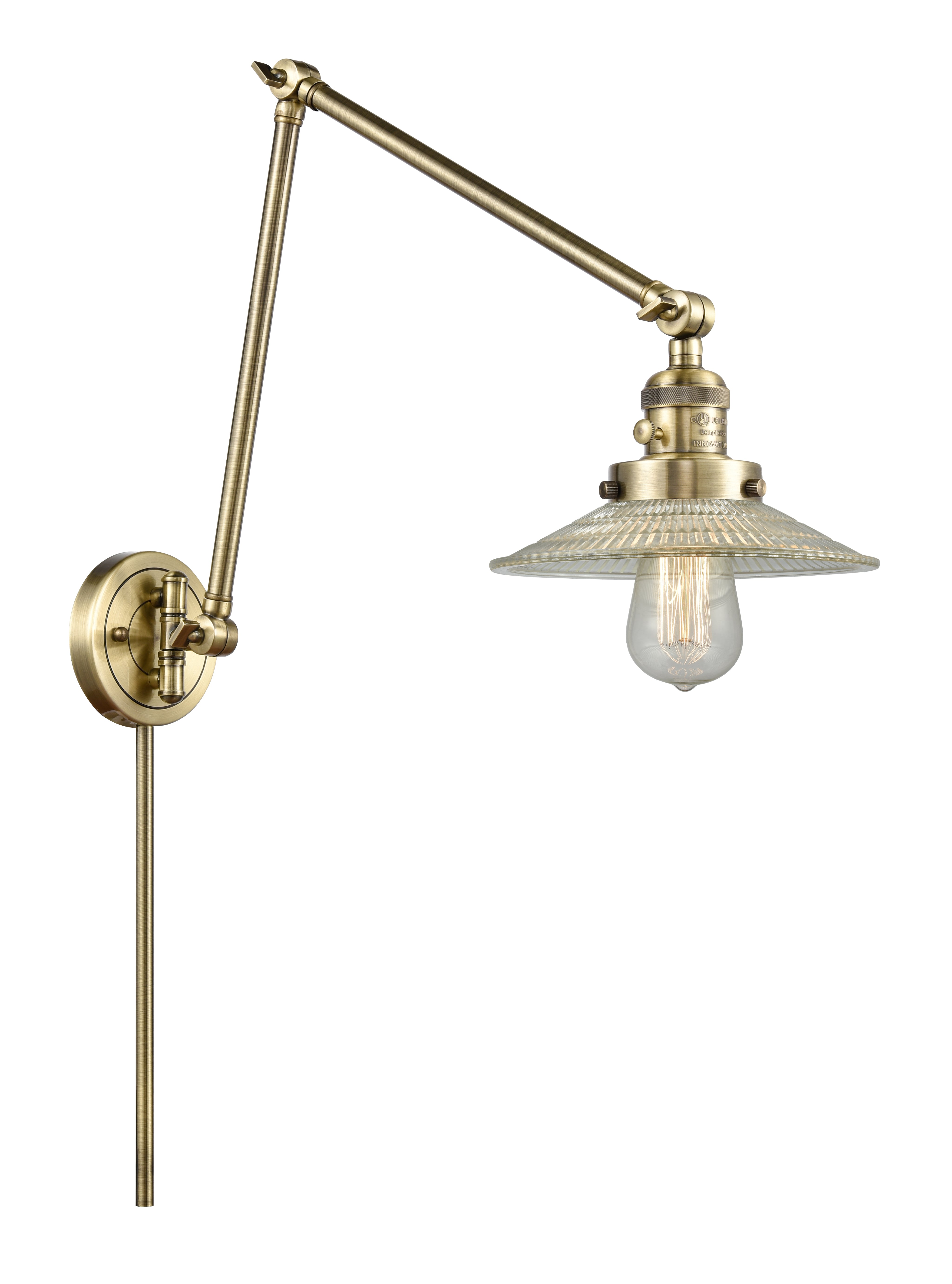 Franklin Restoration Swing Arm Brass Finish