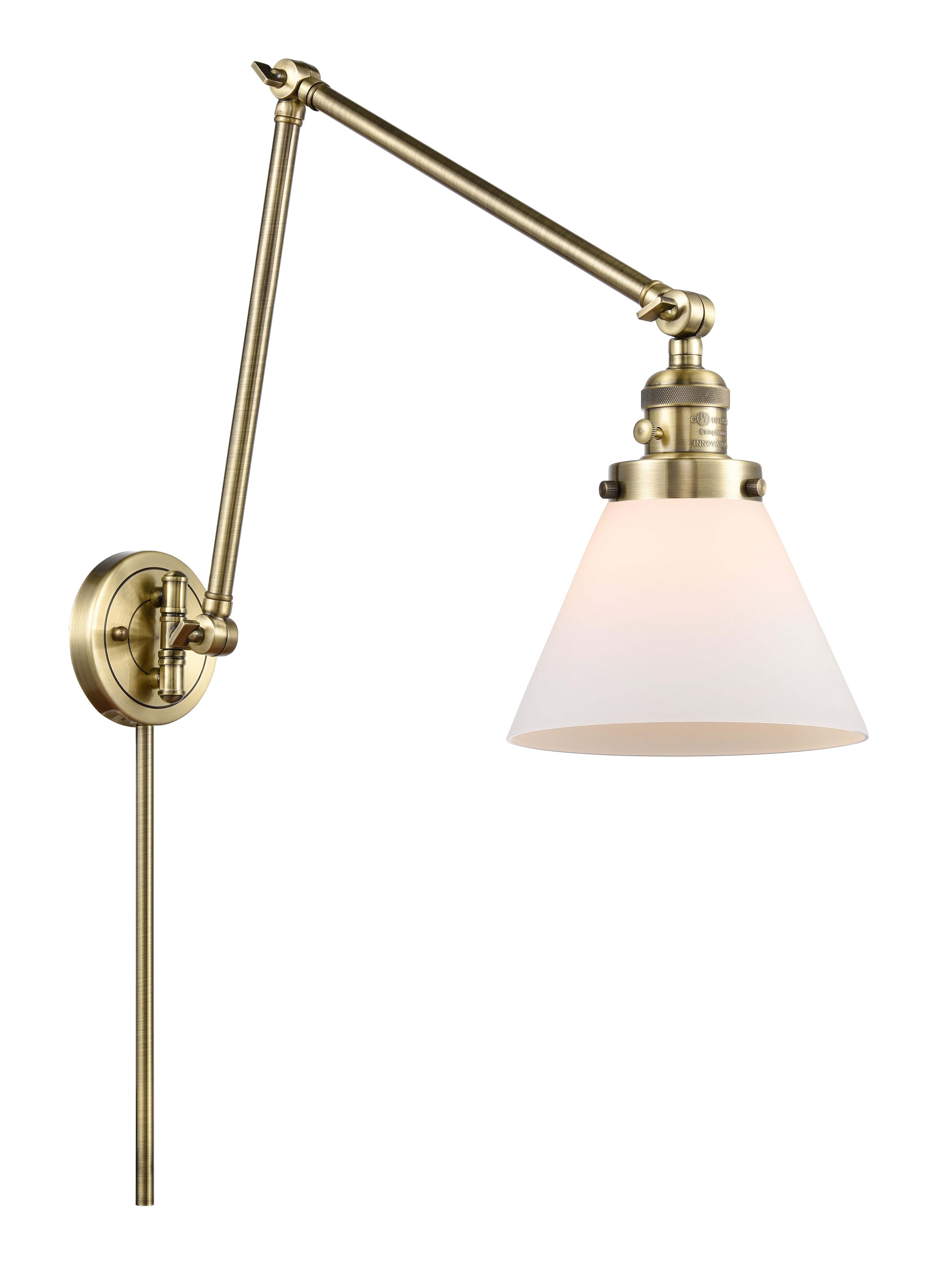 Franklin Restoration Swing Arm Cast Brass