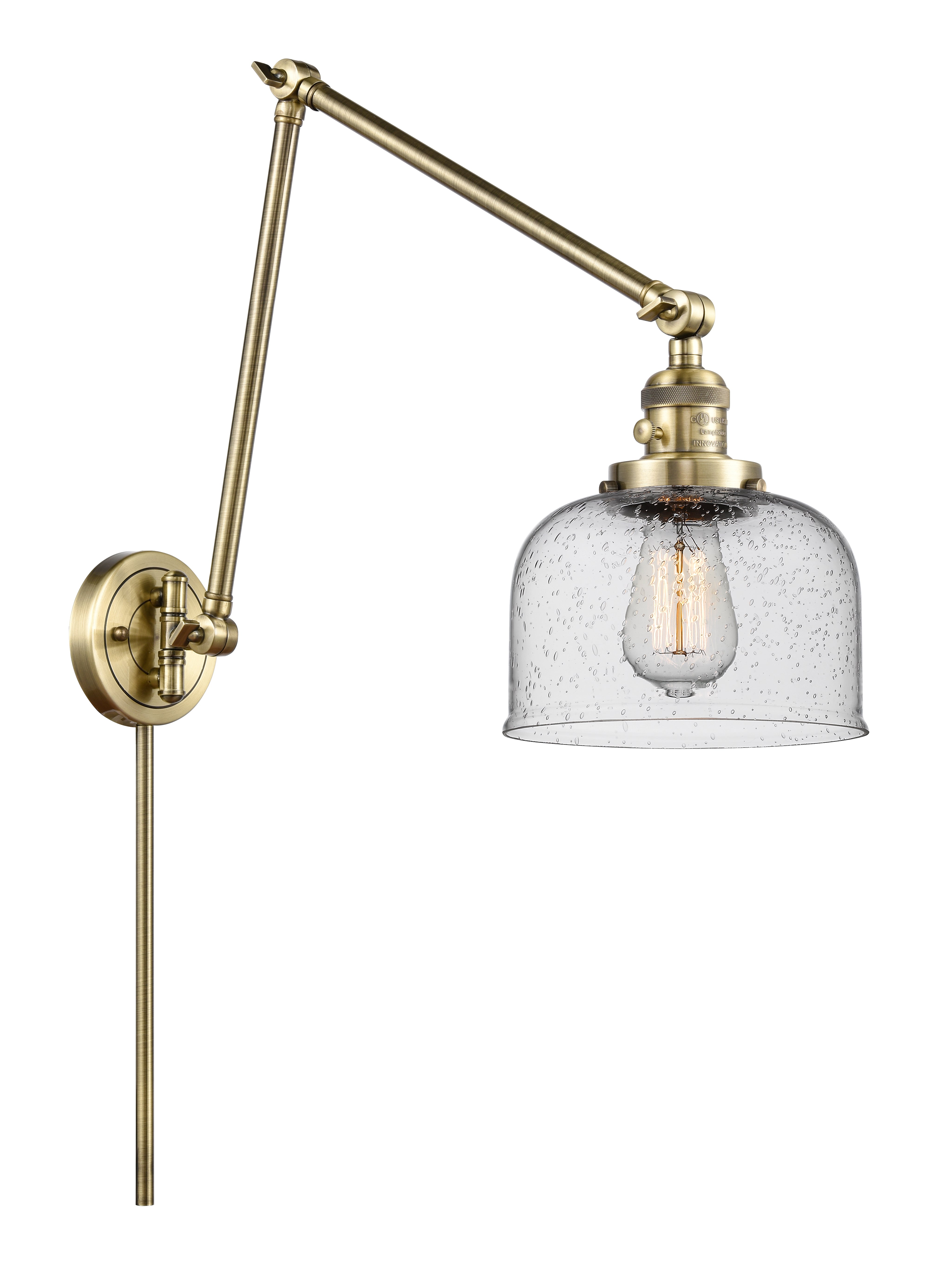 Franklin Restoration Swing Arm Cast Brass