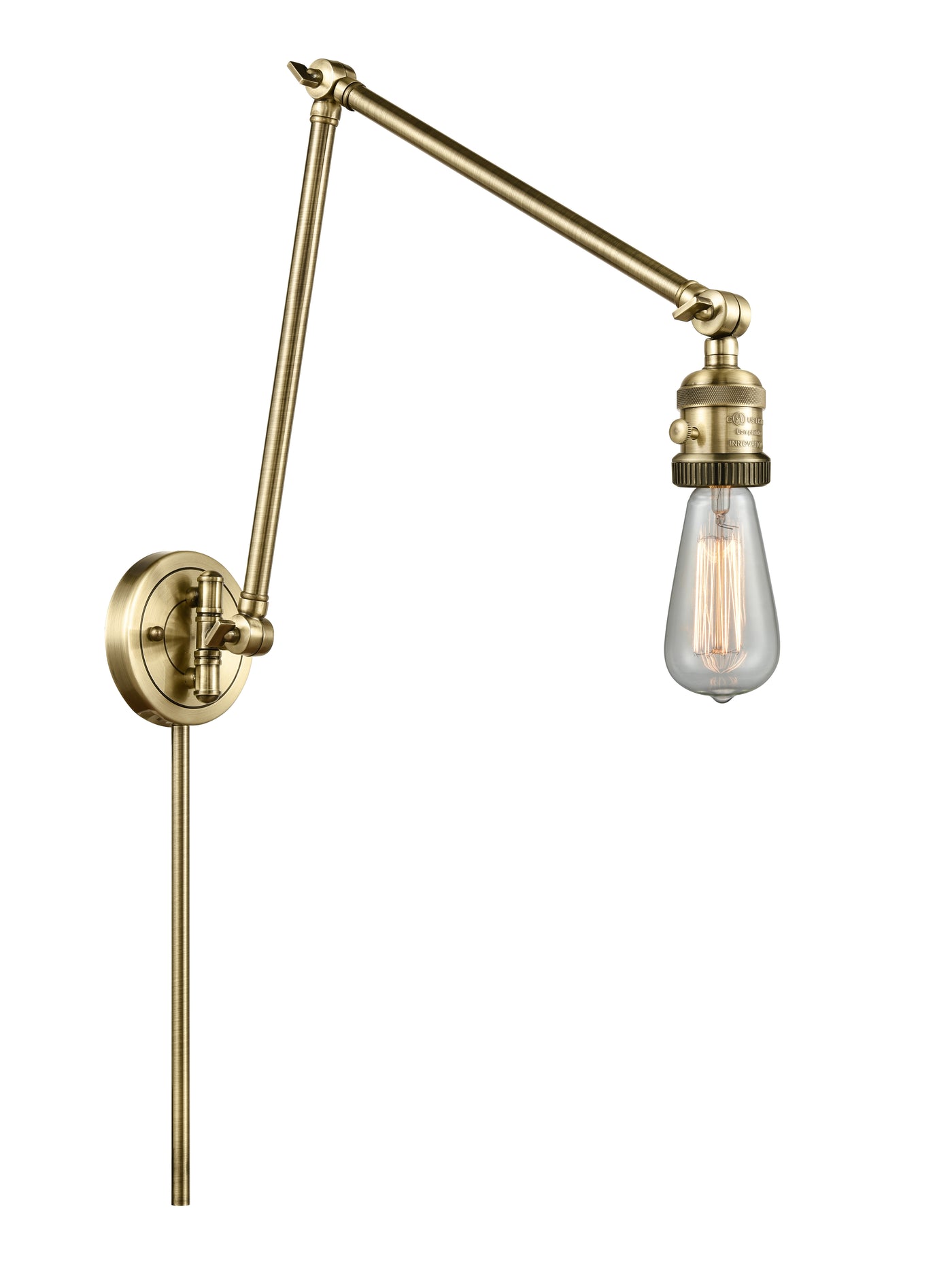 Franklin Restoration Cast Brass Bare Bulb