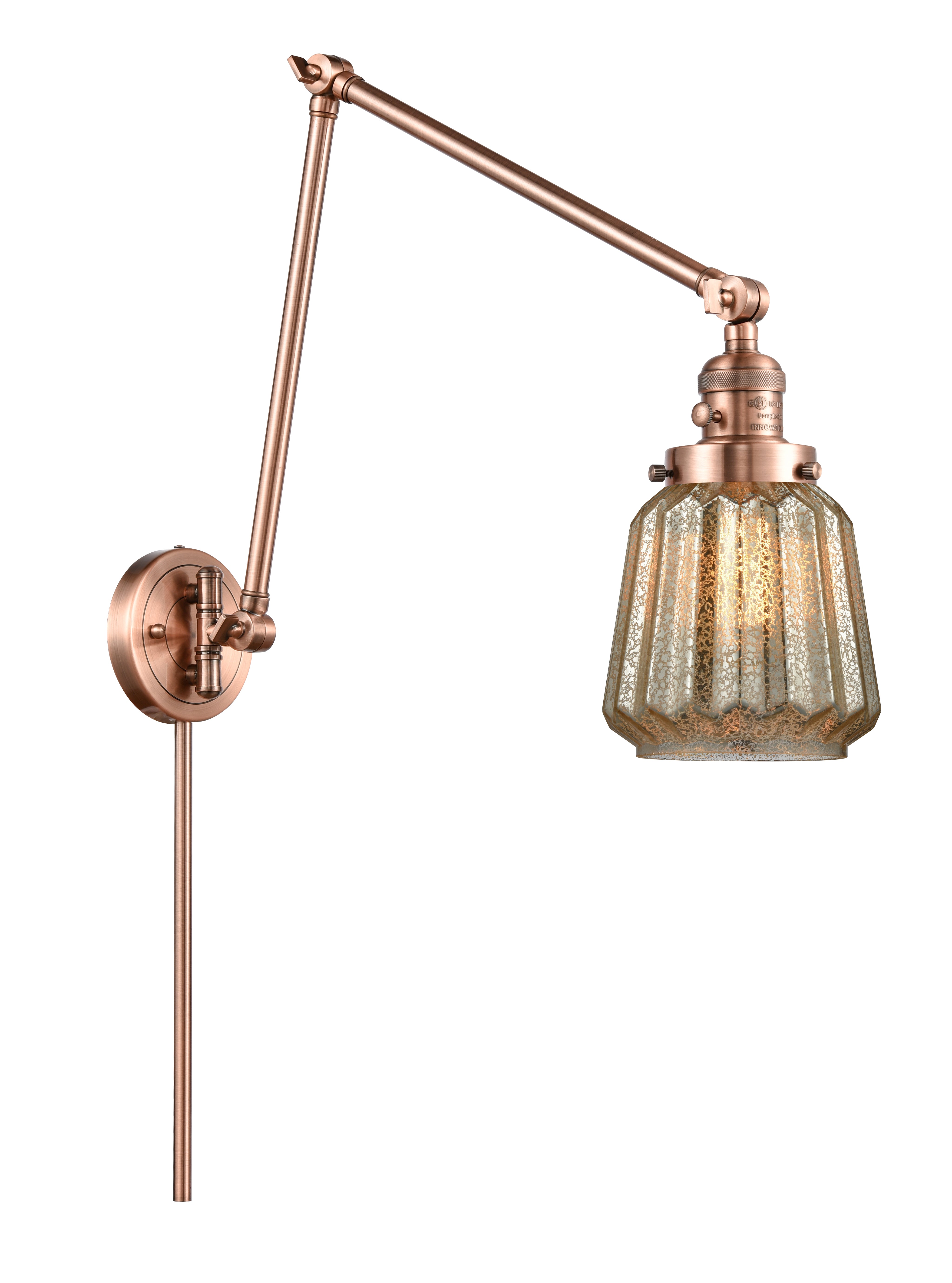 Franklin Restoration Swing Arm Cast Brass