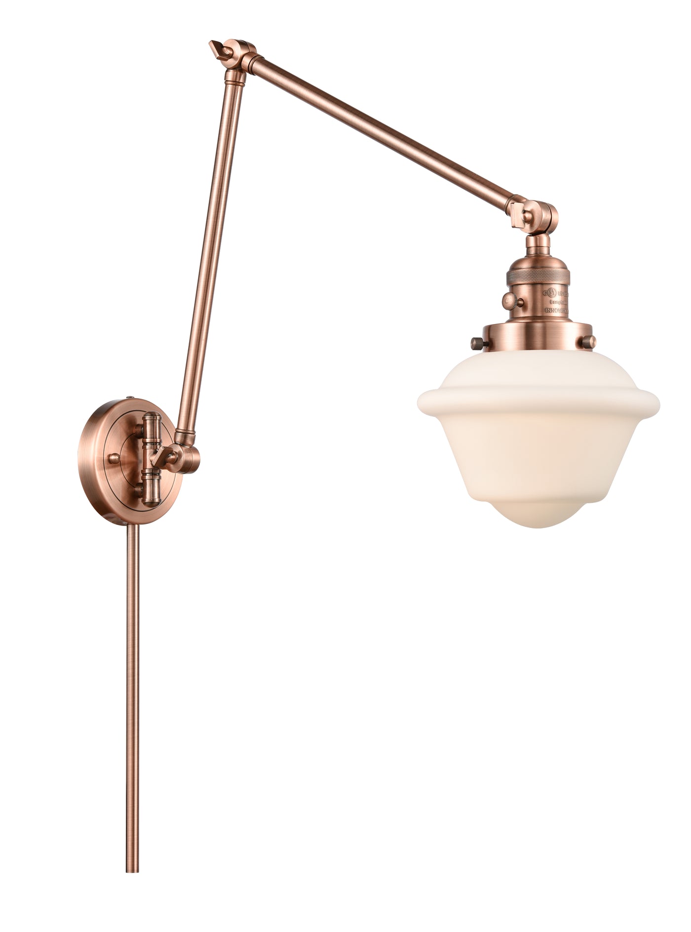 Franklin Restoration Swing Arm Cast Brass