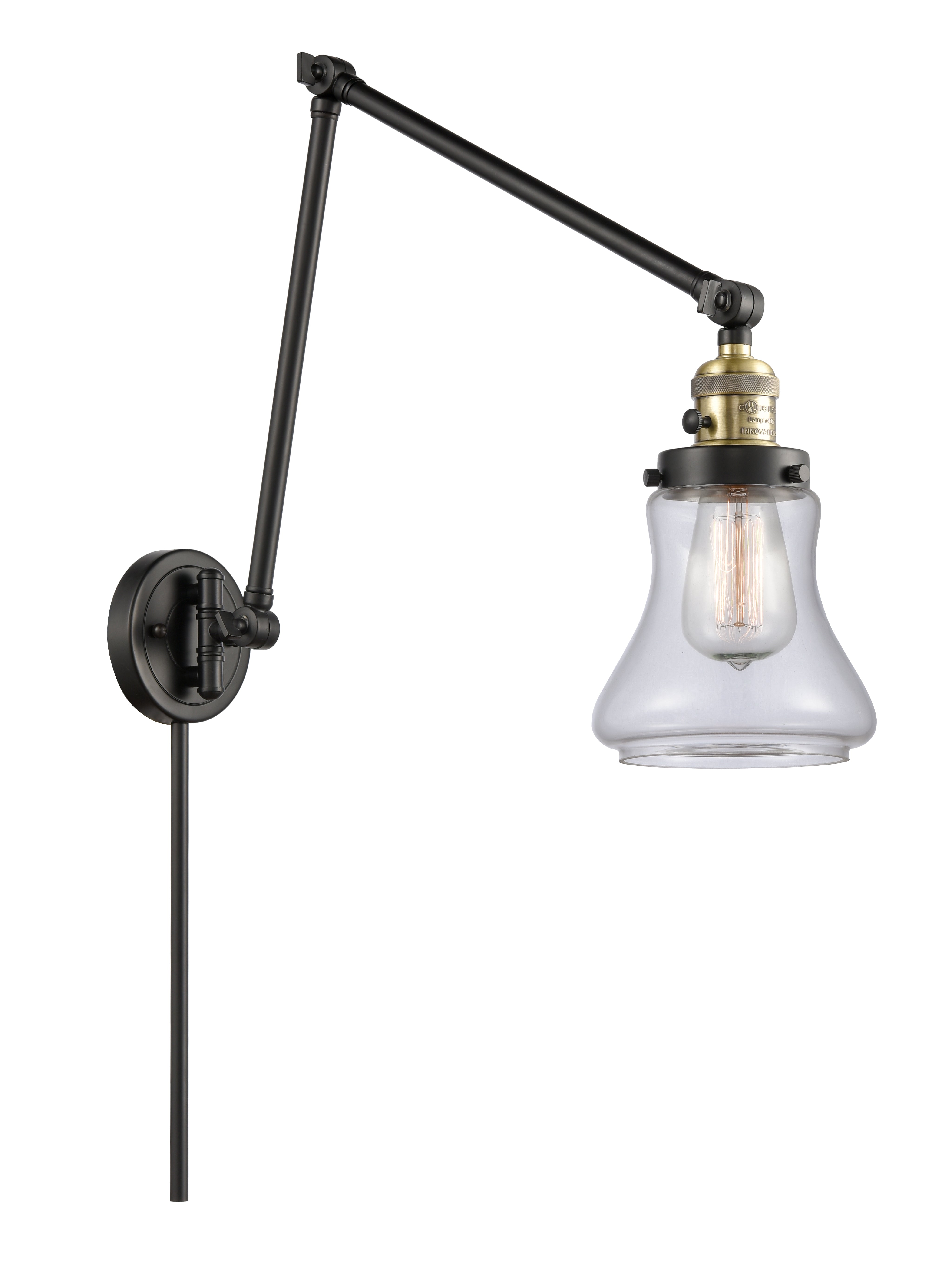 Franklin Restoration Swing Arm Cast Brass