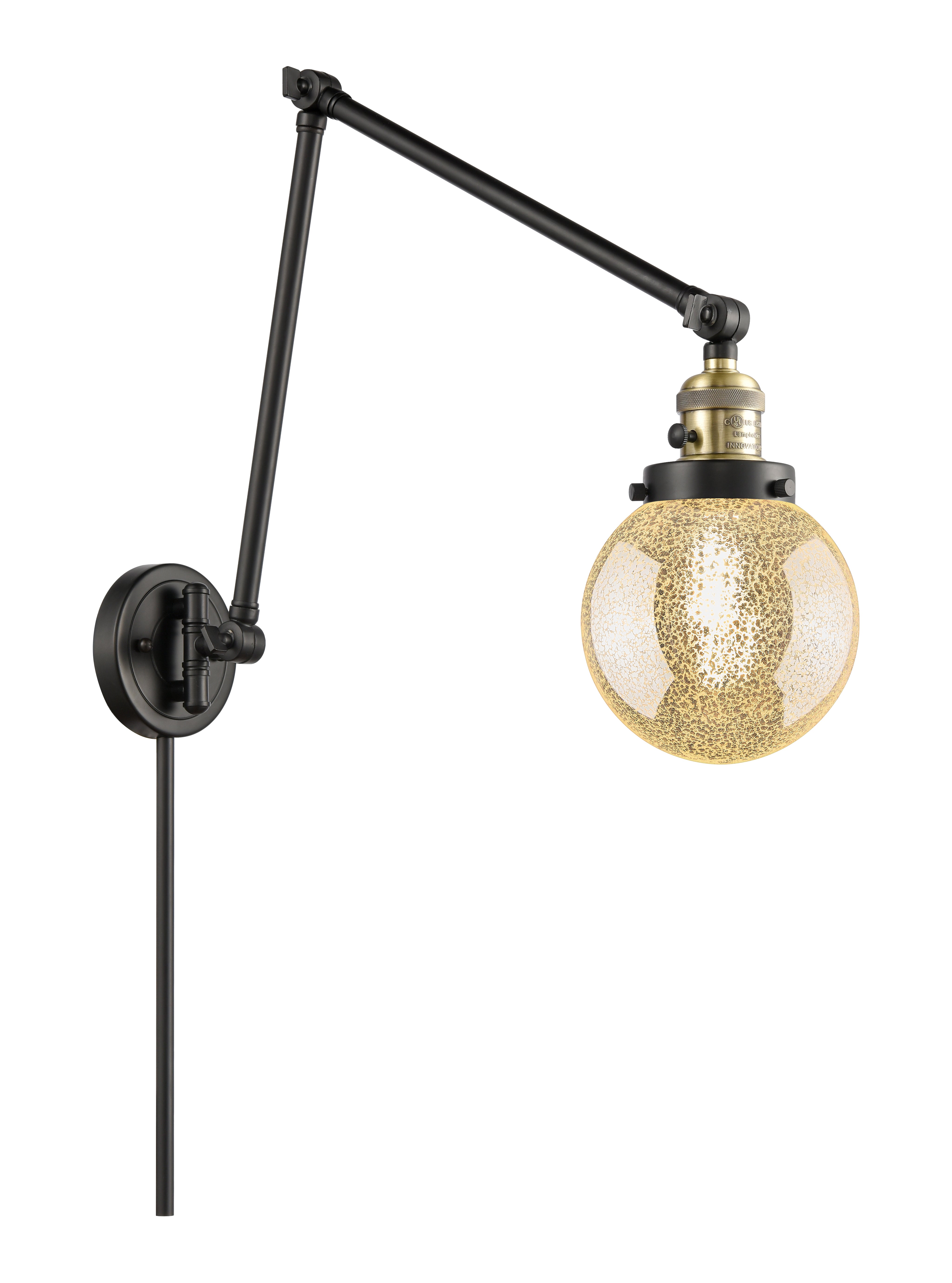 Franklin Restoration Swing Arm Cast Brass