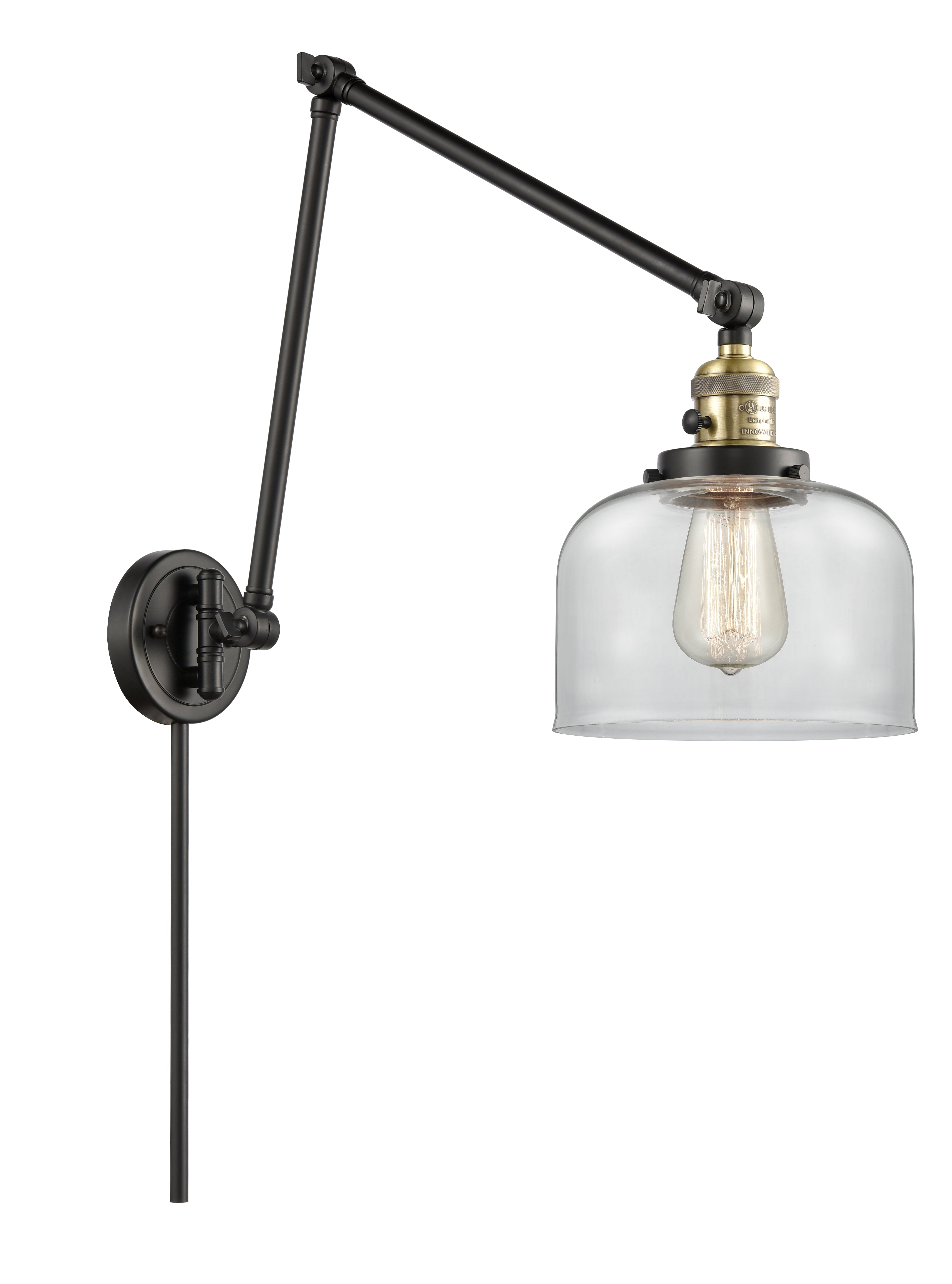 Franklin Restoration Swing Arm Cast Brass