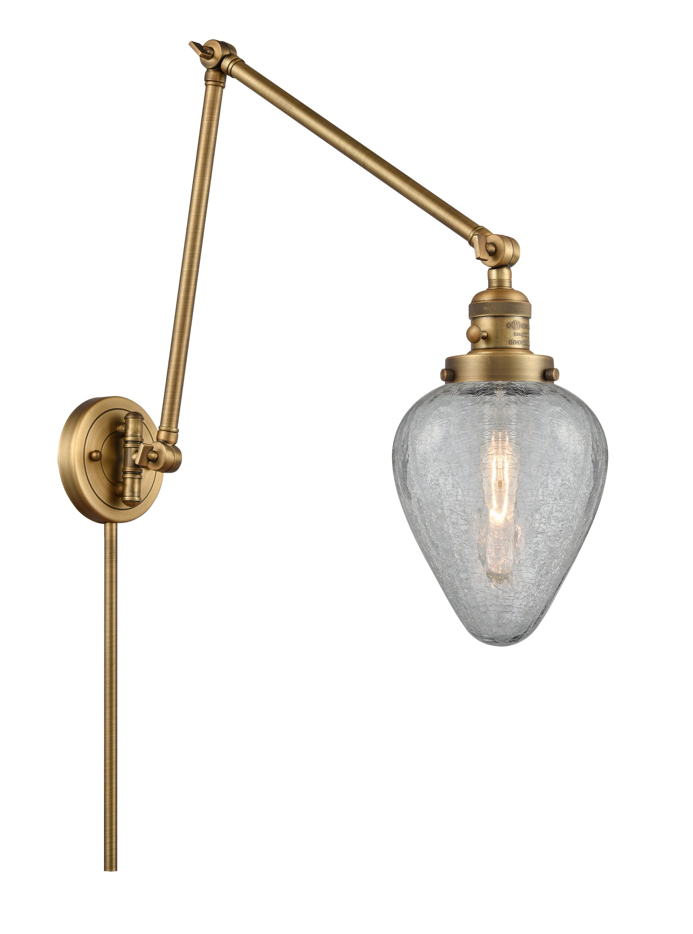 Franklin Restoration Swing Arm Cast Brass