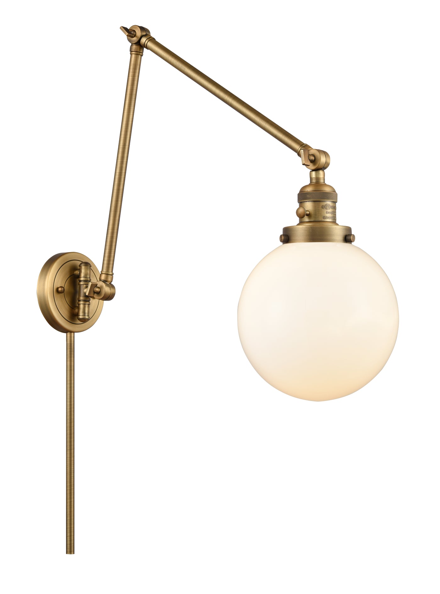 Franklin Restoration Swing Arm Cast Brass