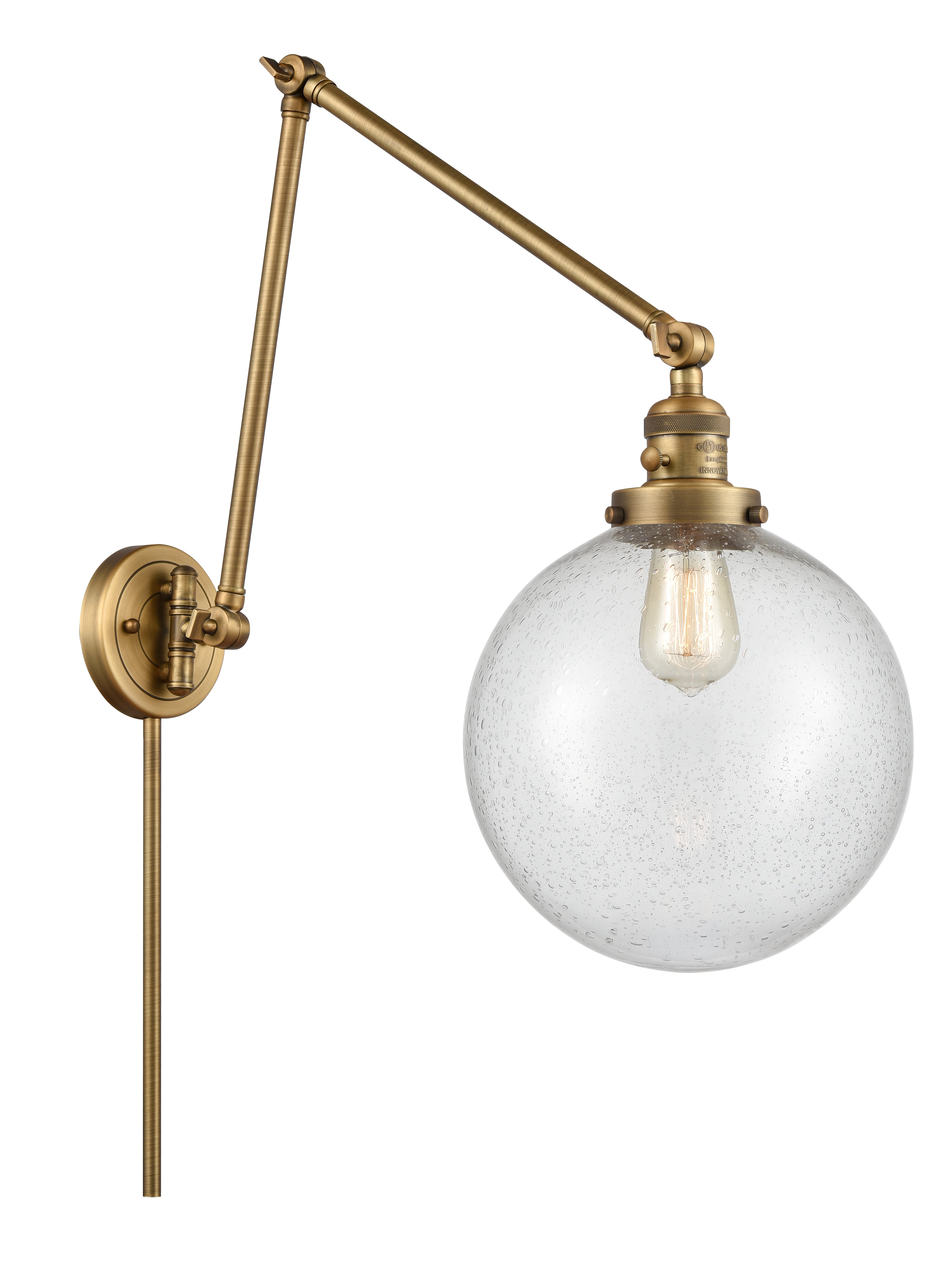 Franklin Restoration Swing Arm Cast Brass