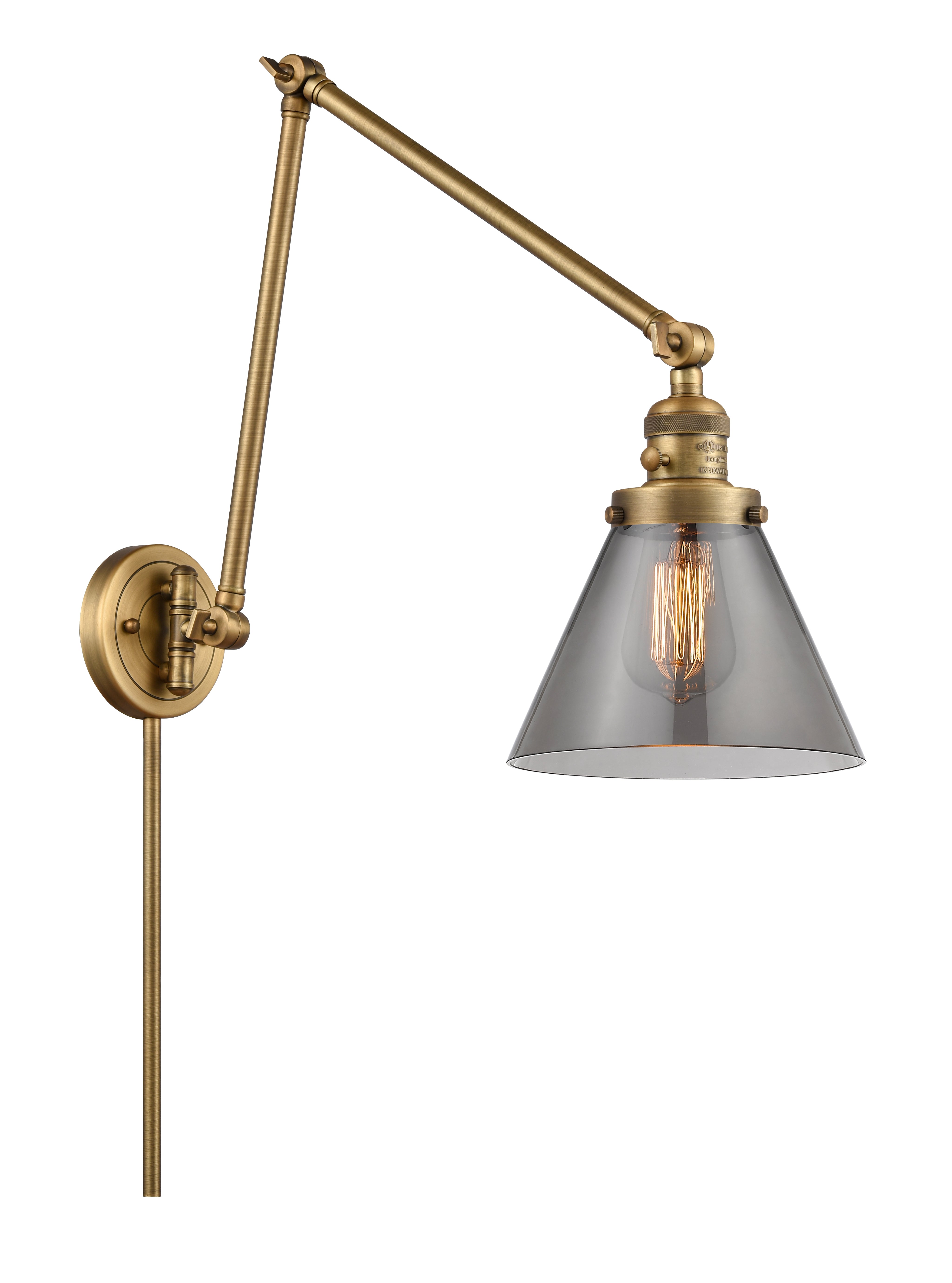 Franklin Restoration Swing Arm Cast Brass