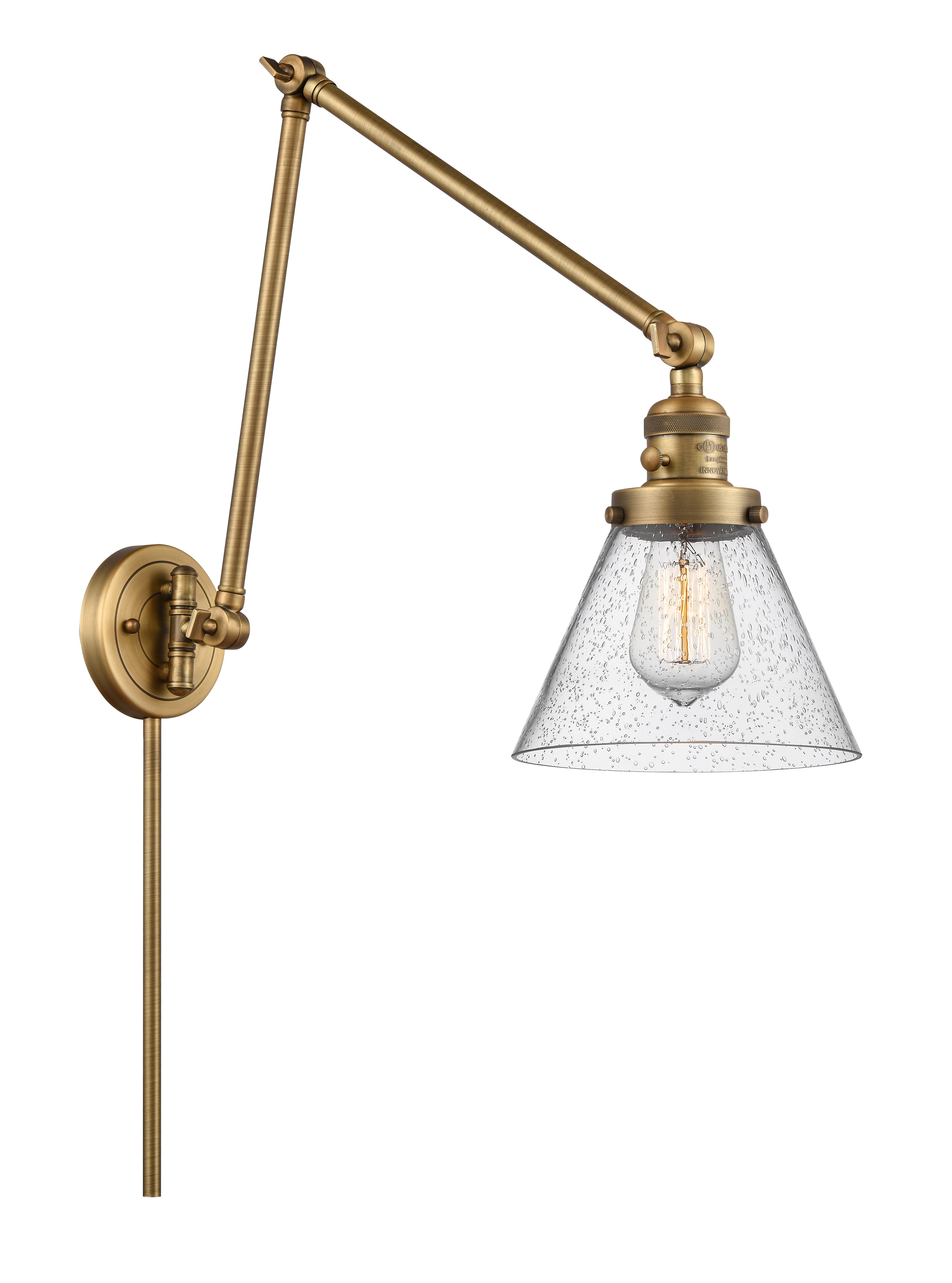 Franklin Restoration Swing Arm Cast Brass
