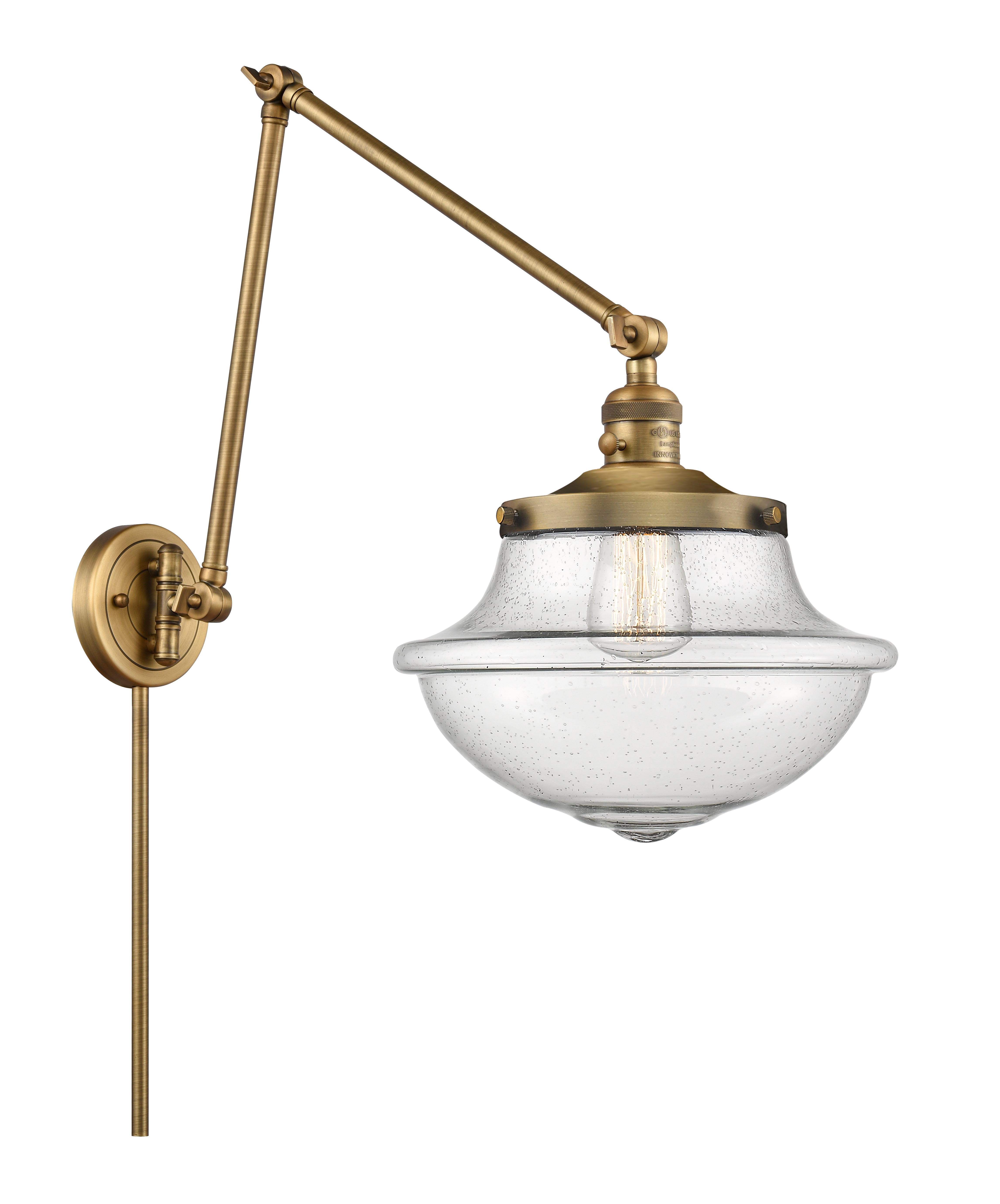 Franklin Restoration Swing Arm Cast Brass