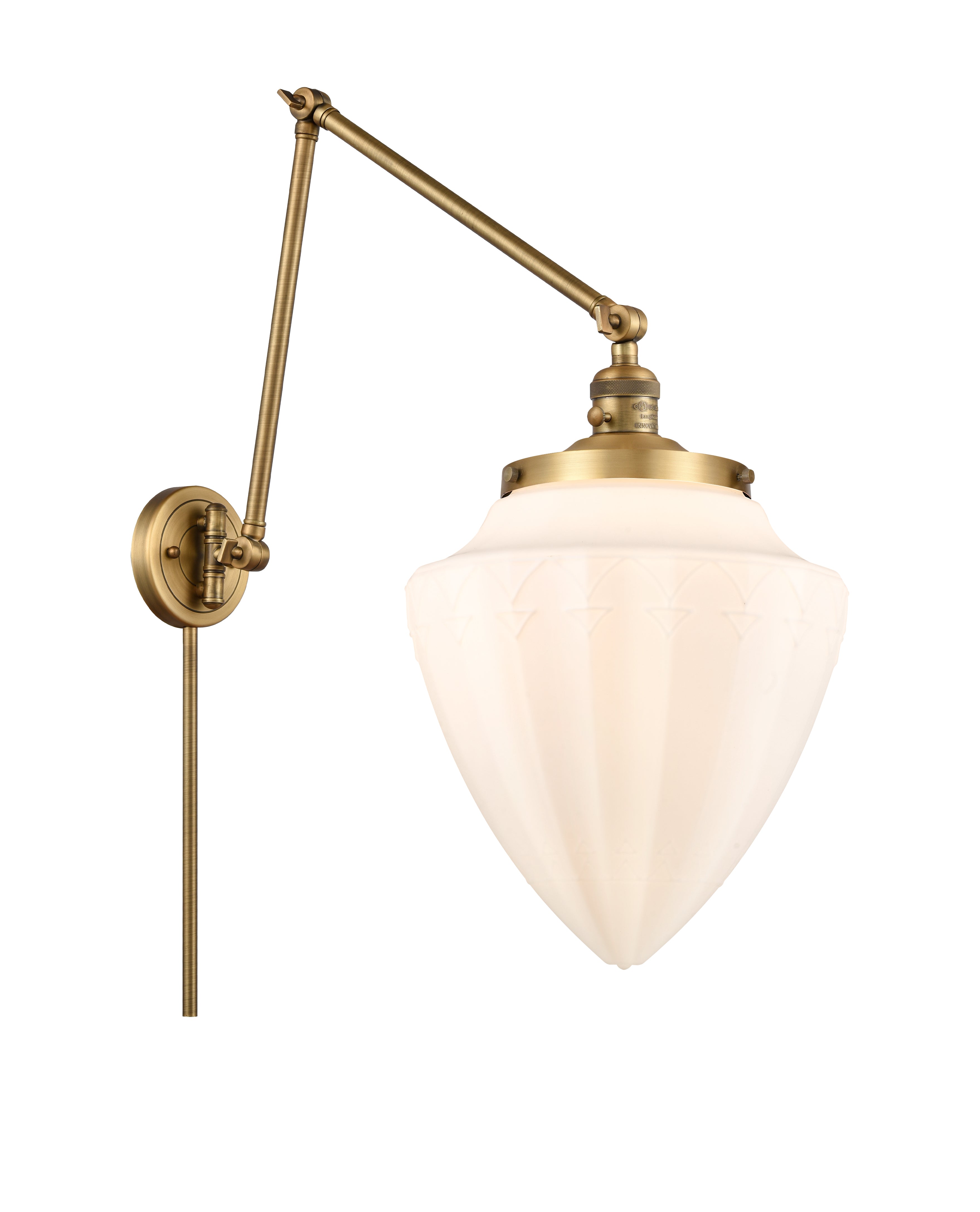 Franklin Restoration Swing Arm Cast Brass