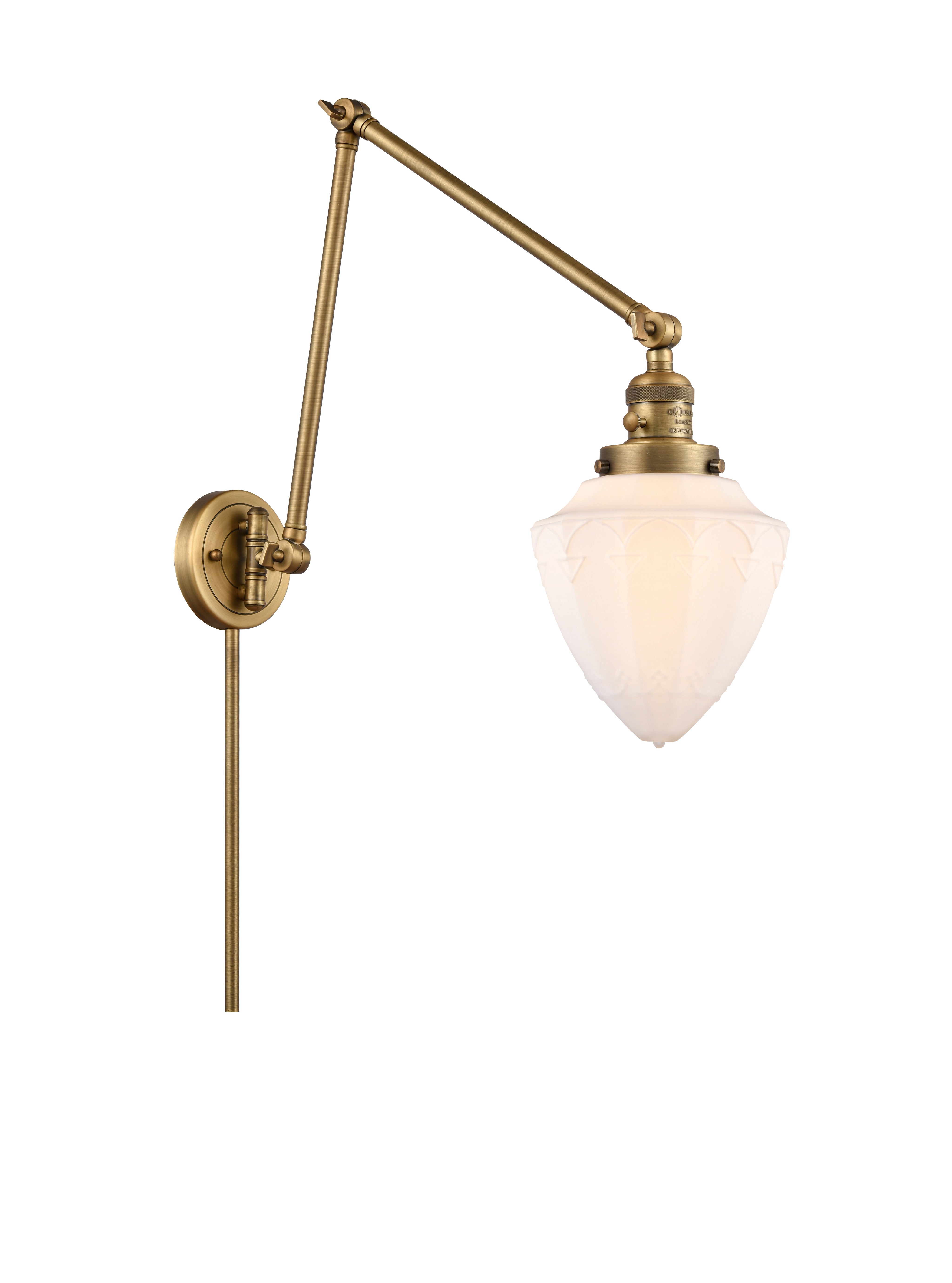 Franklin Restoration Swing Arm Cast Brass