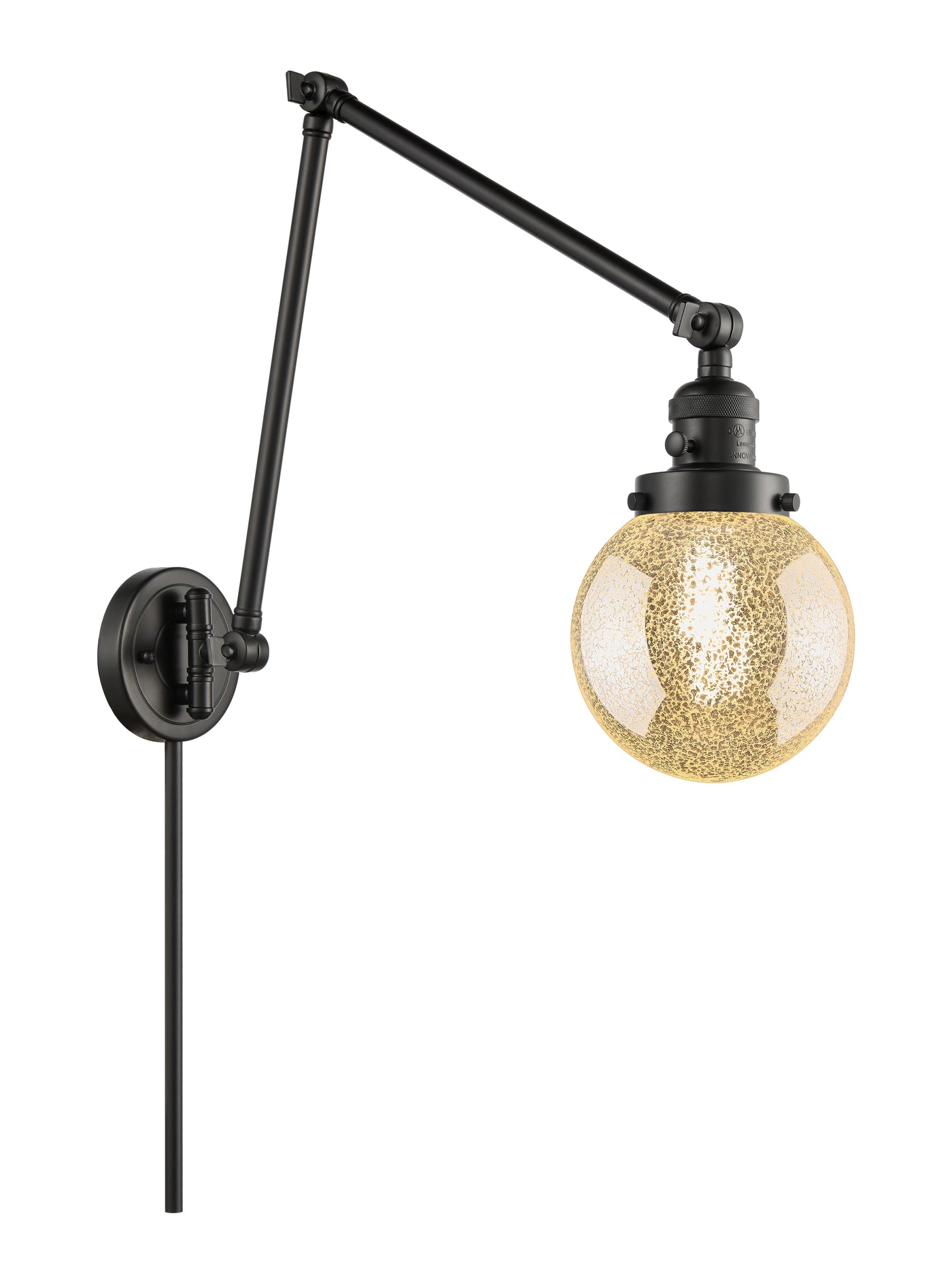 Franklin Restoration Swing Arm Cast Brass