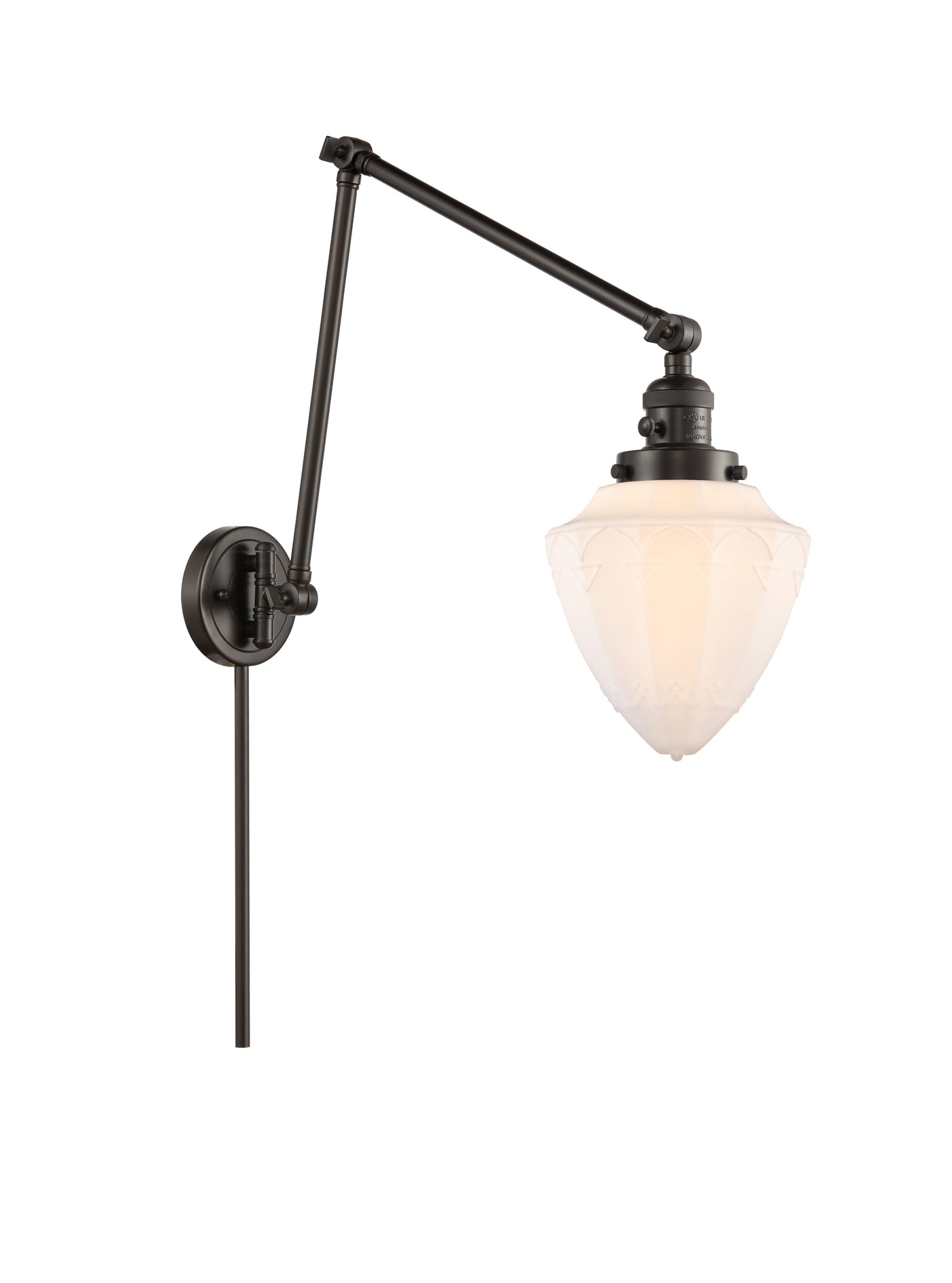 Franklin Restoration Swing Arm Cast Brass