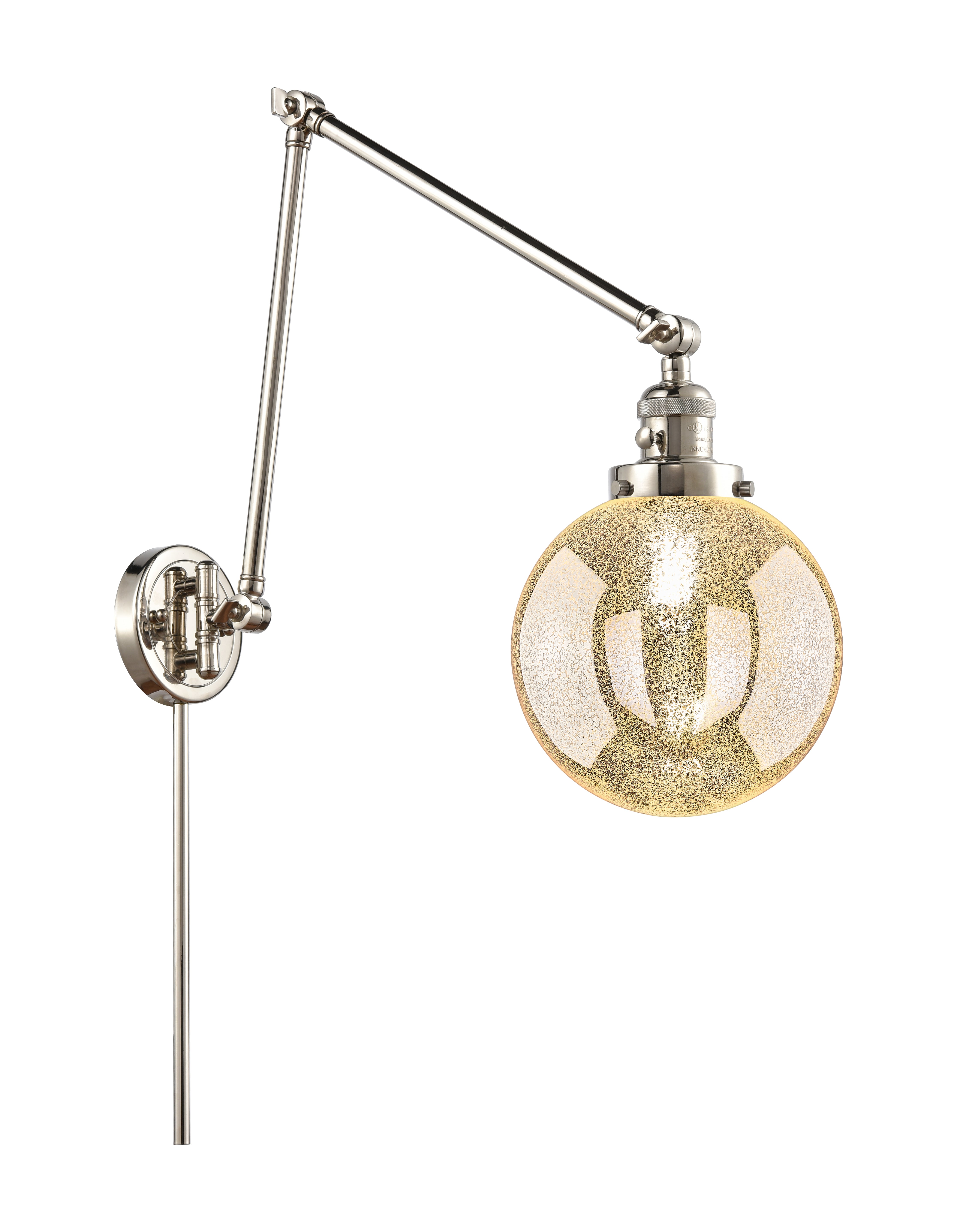 Franklin Restoration Swing Arm Cast Brass