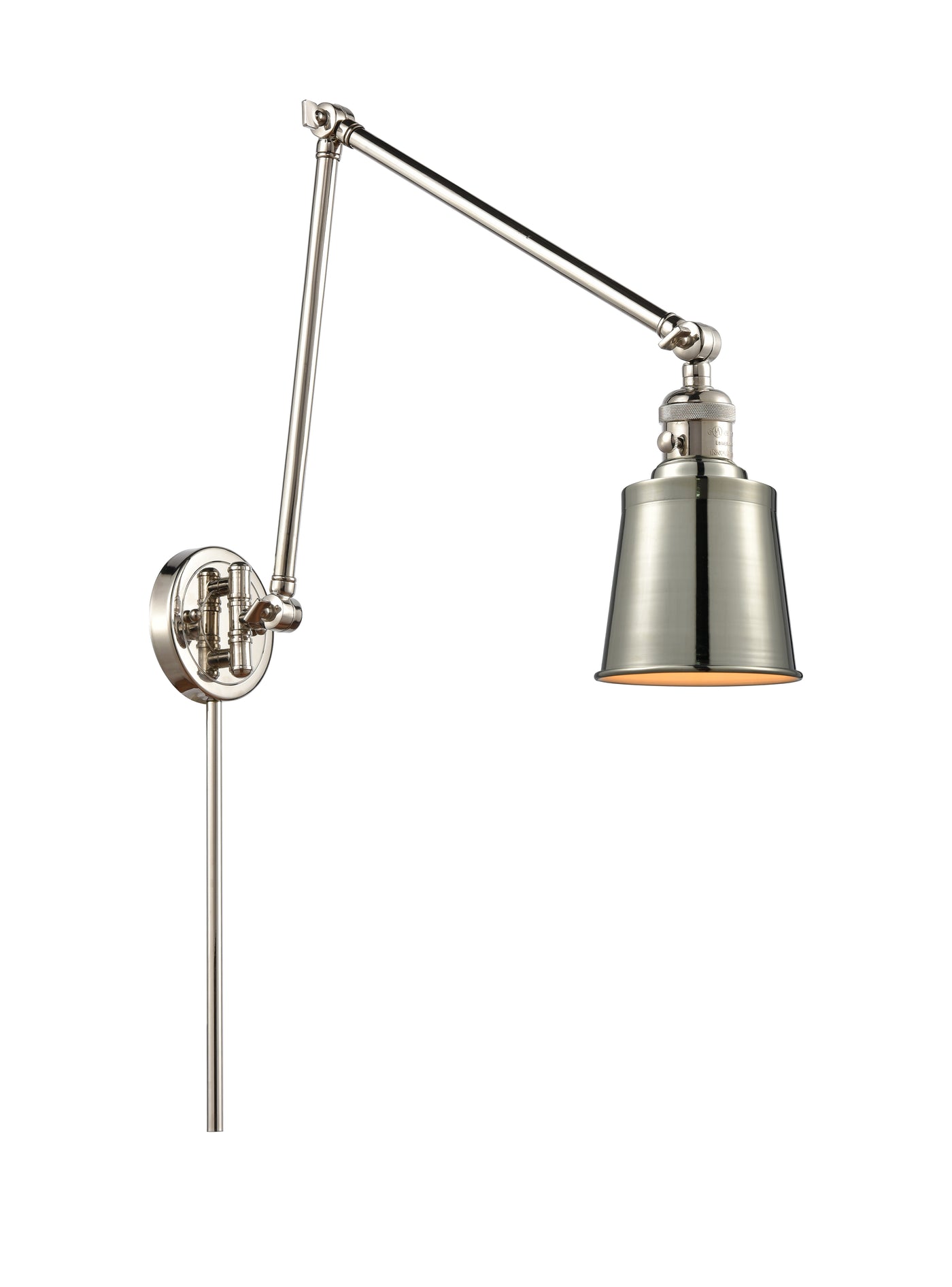 Franklin Restoration Swing Arm Cast Brass