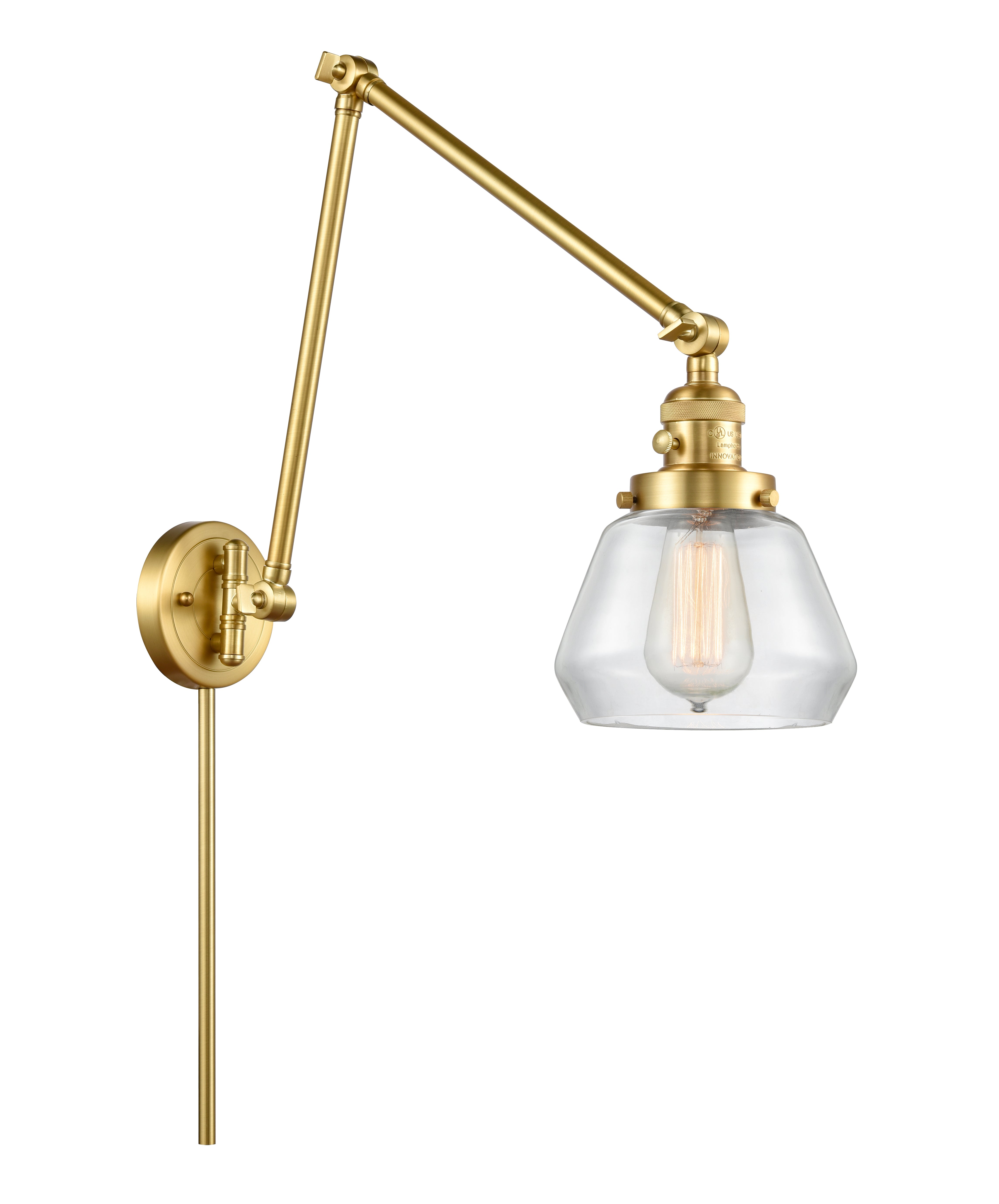 Franklin Restoration Swing Arm Cast Brass