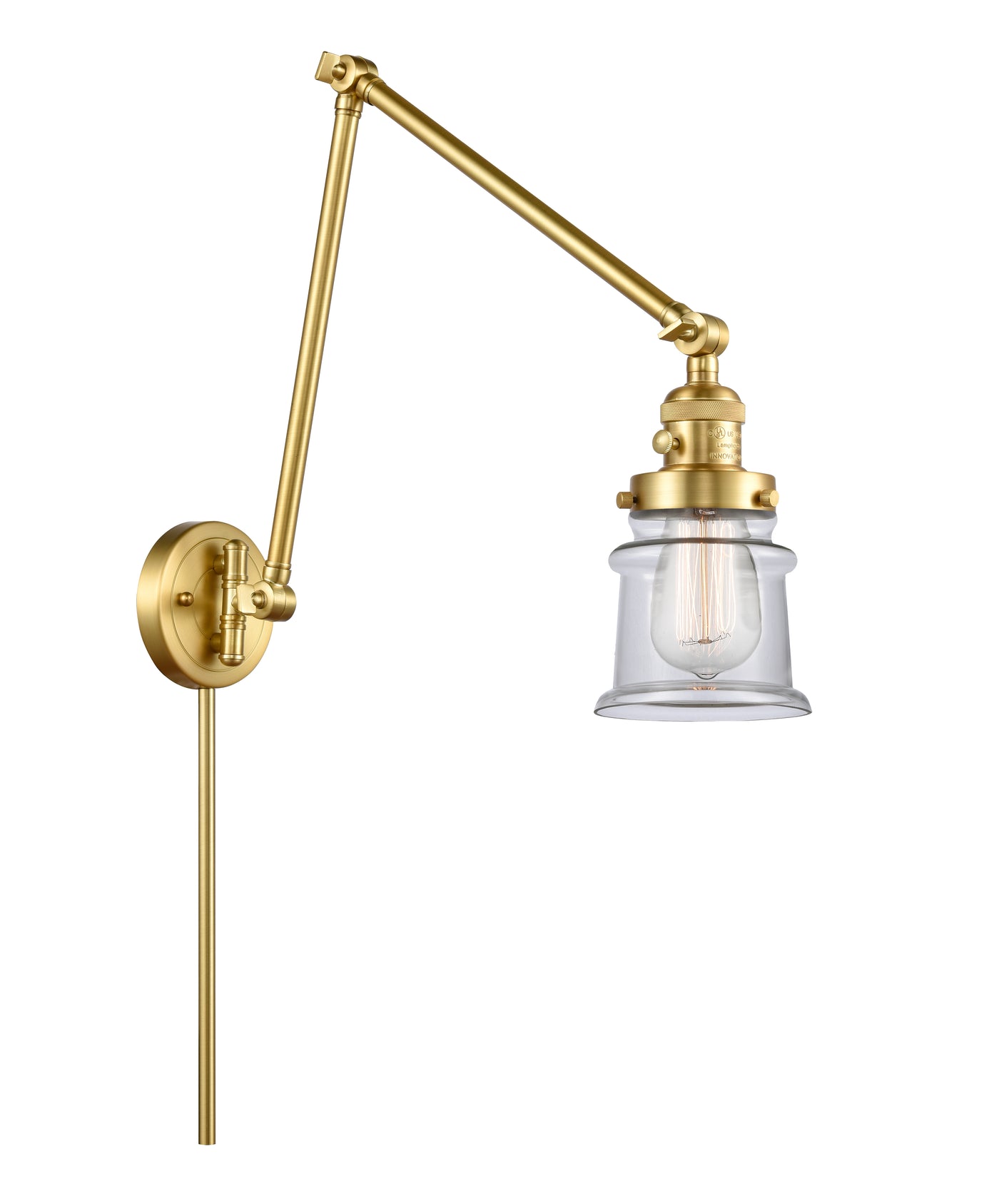 Franklin Restoration Swing Arm Cast Brass