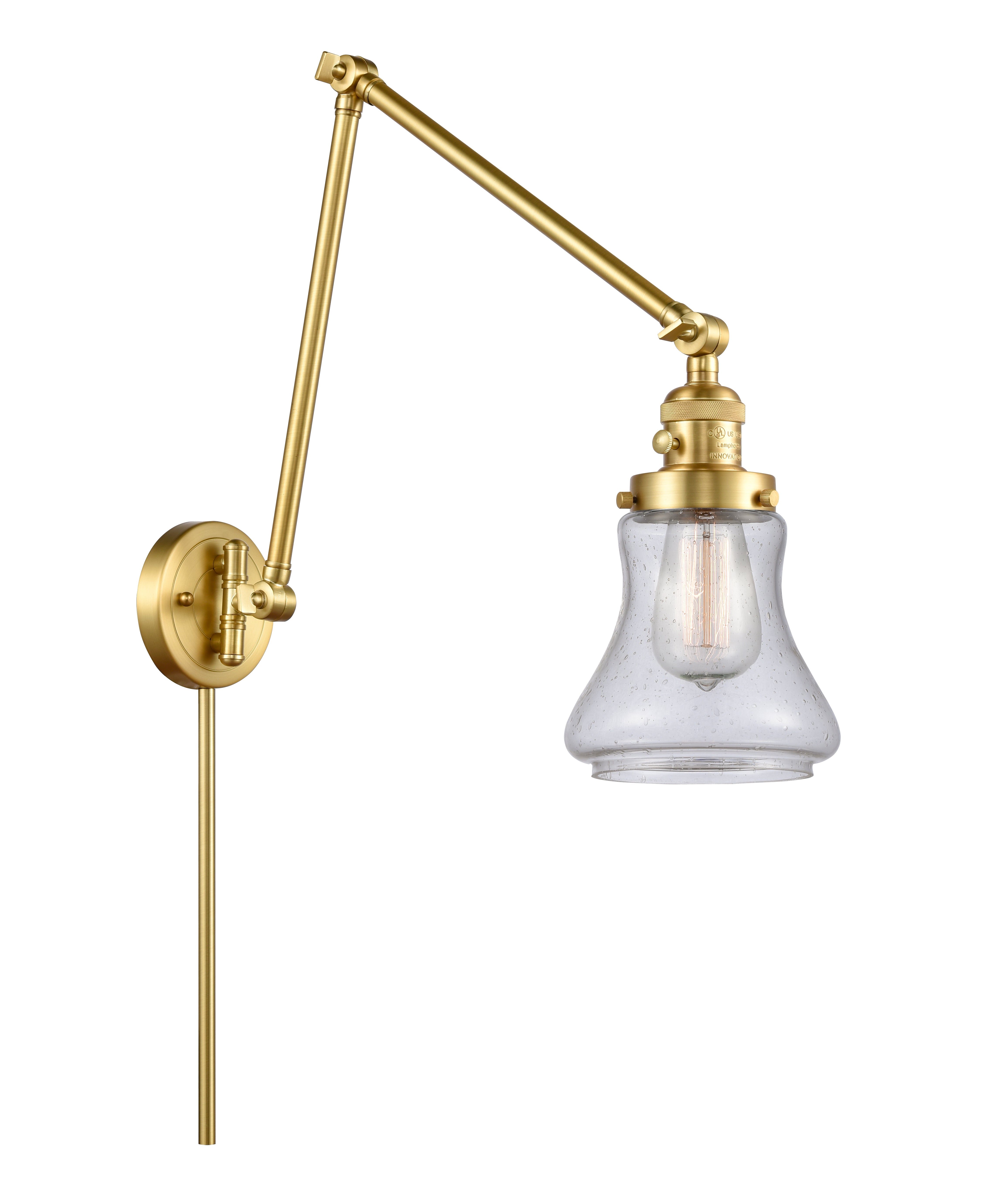 Franklin Restoration Swing Arm Cast Brass