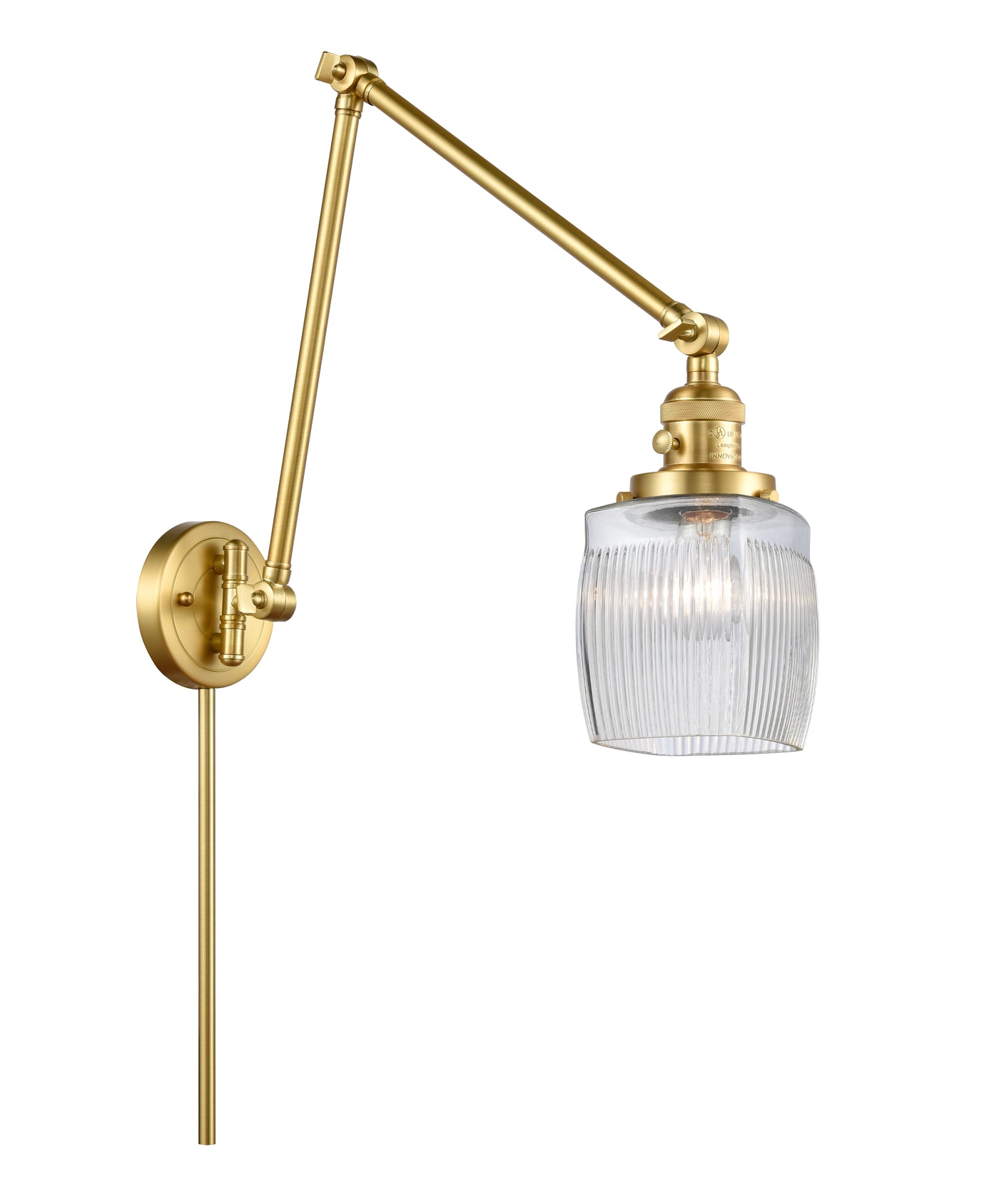 Franklin Restoration Swing Arm Cast Brass