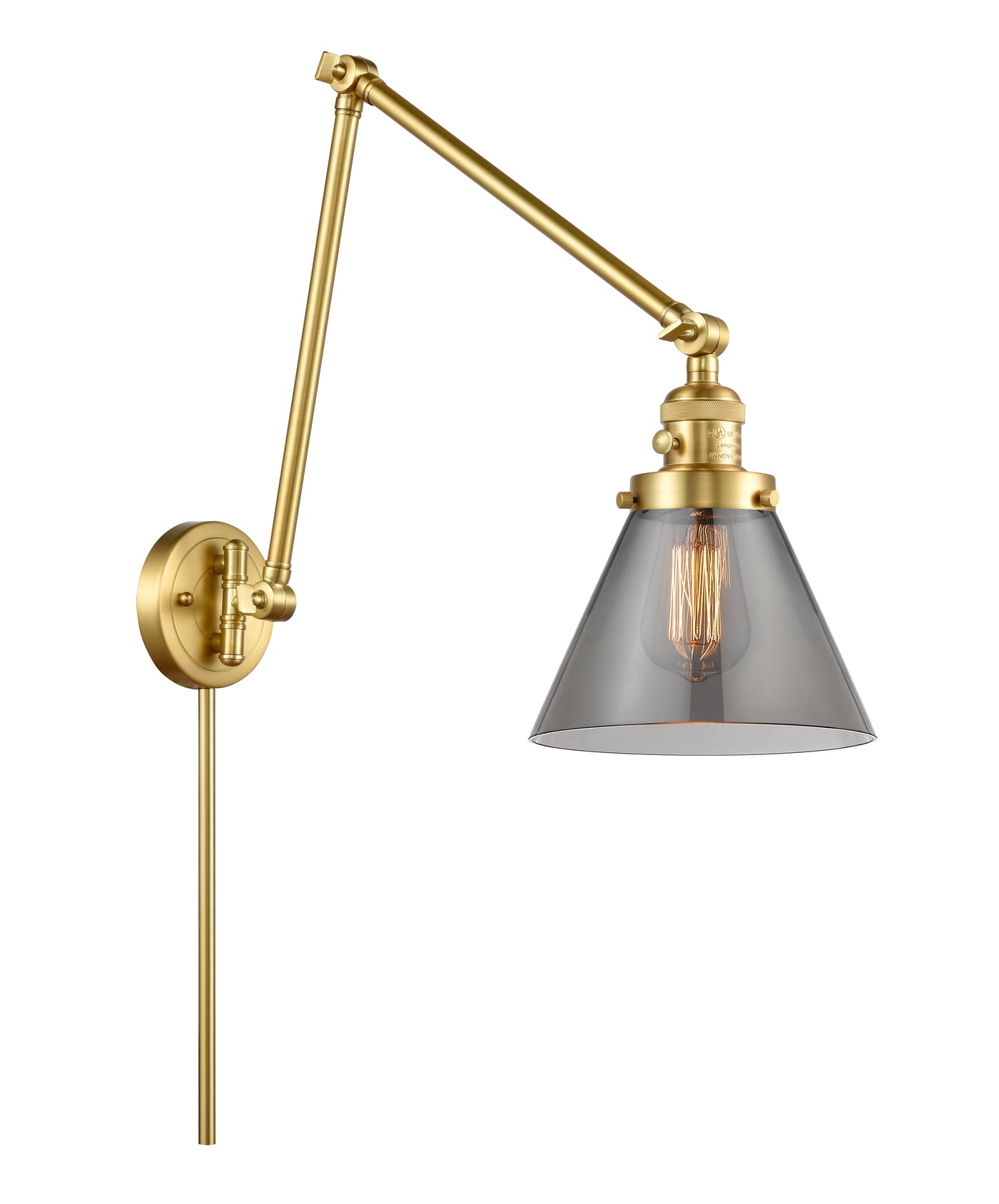 Franklin Restoration Swing Arm Cast Brass