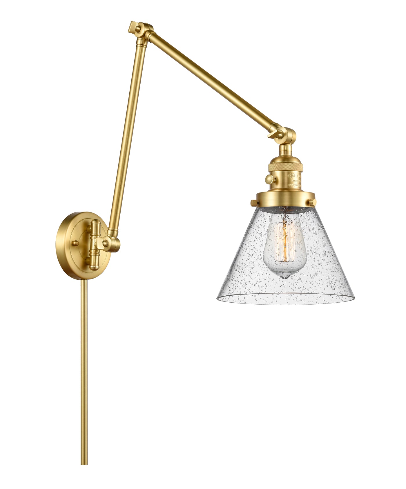 Franklin Restoration Swing Arm Cast Brass