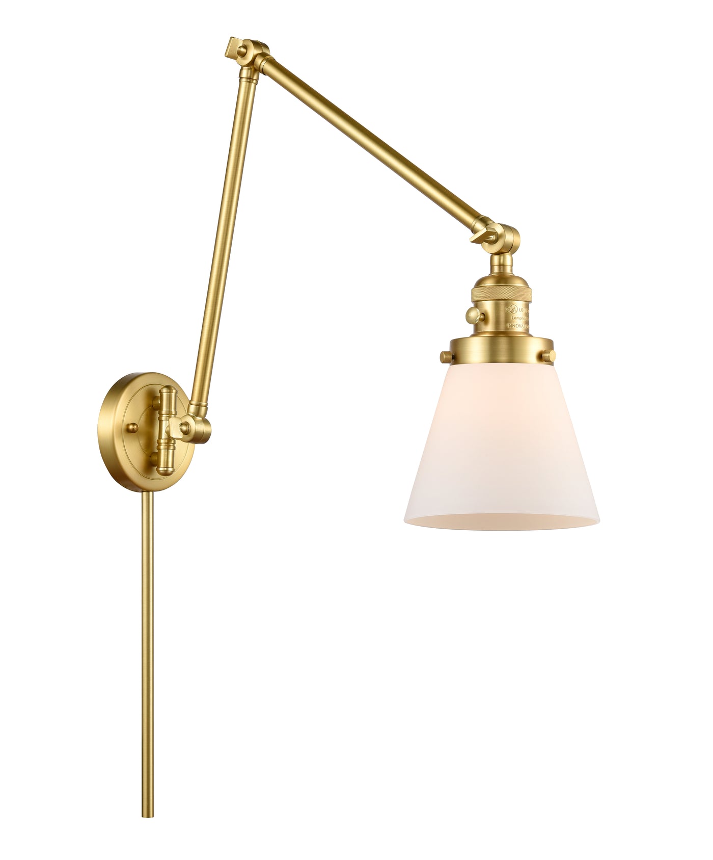 Franklin Restoration Swing Arm Cast Brass
